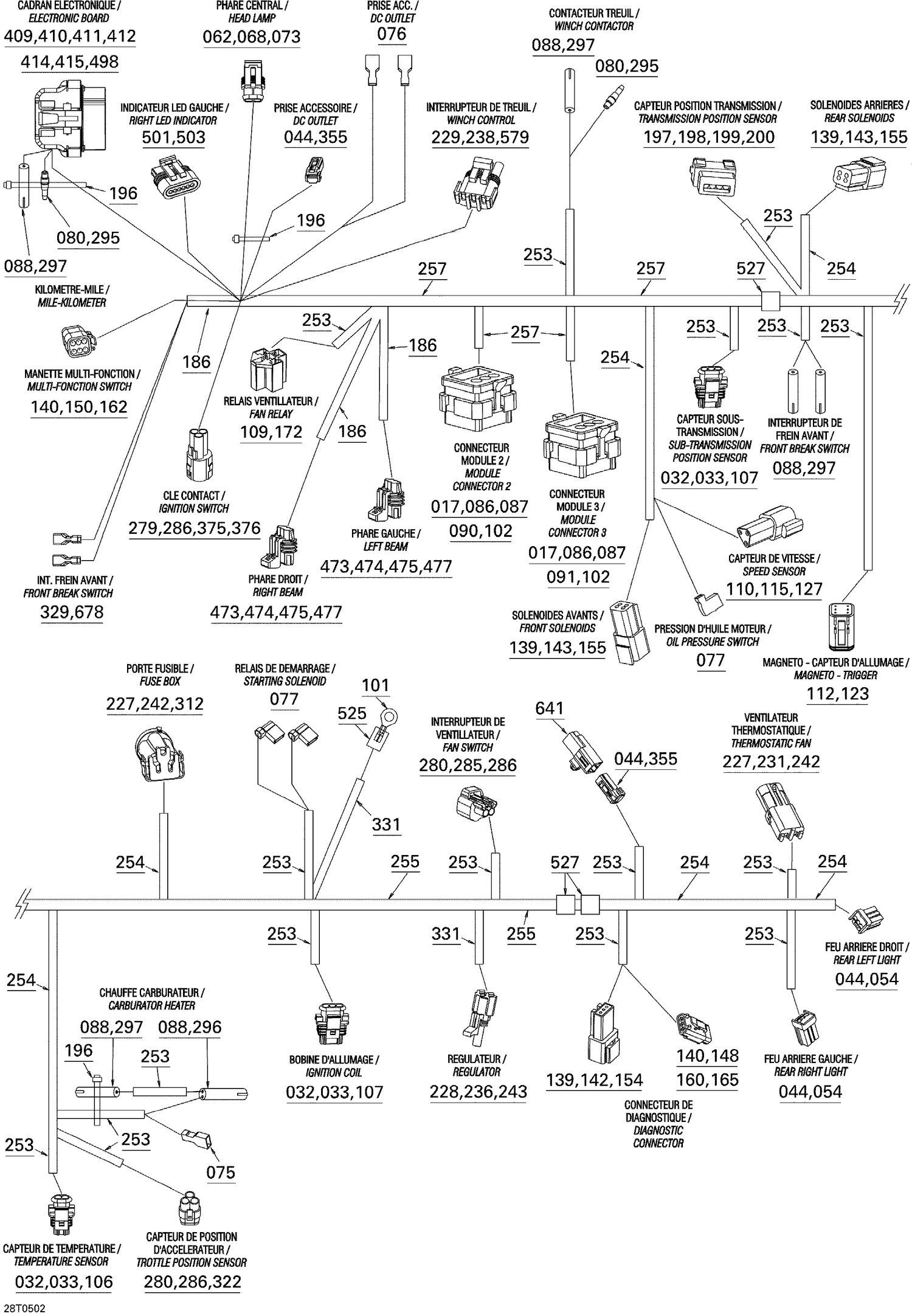 10- Electrical Harness, Frame