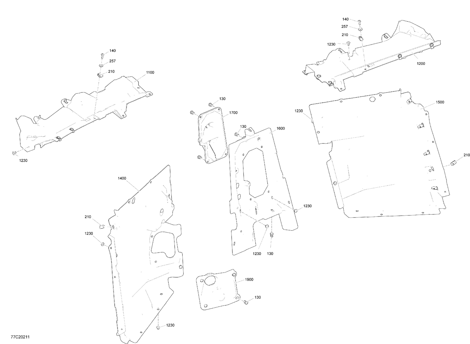 09- Cab Interior - Firewall Section - STD