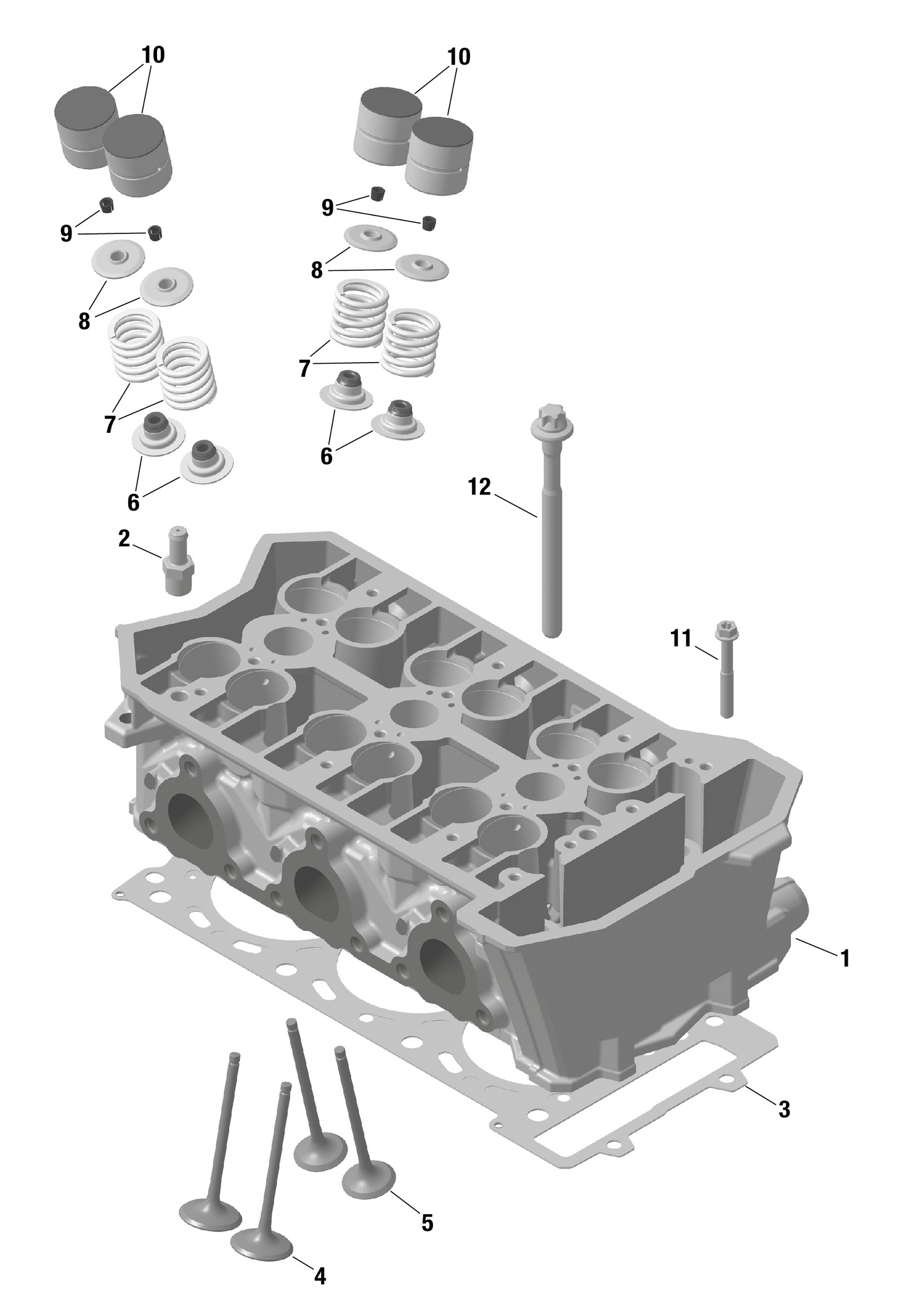 01- ROTAX - Cylinder Head