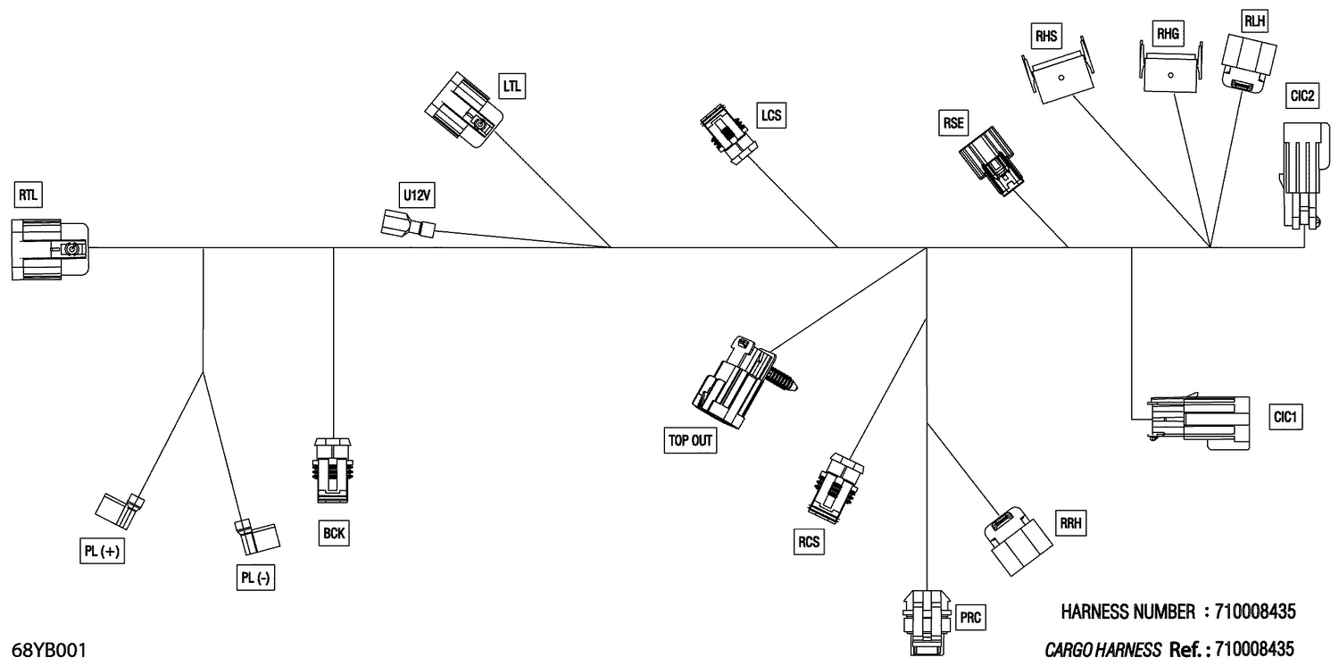 08- Electric - Cargo Harness - 710008435