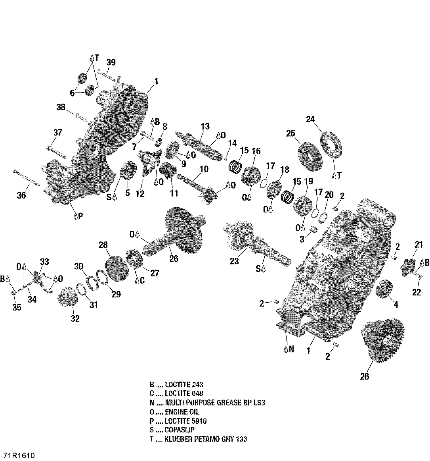 01- Gear Box Output Shaft - GBPS - Commander MAX