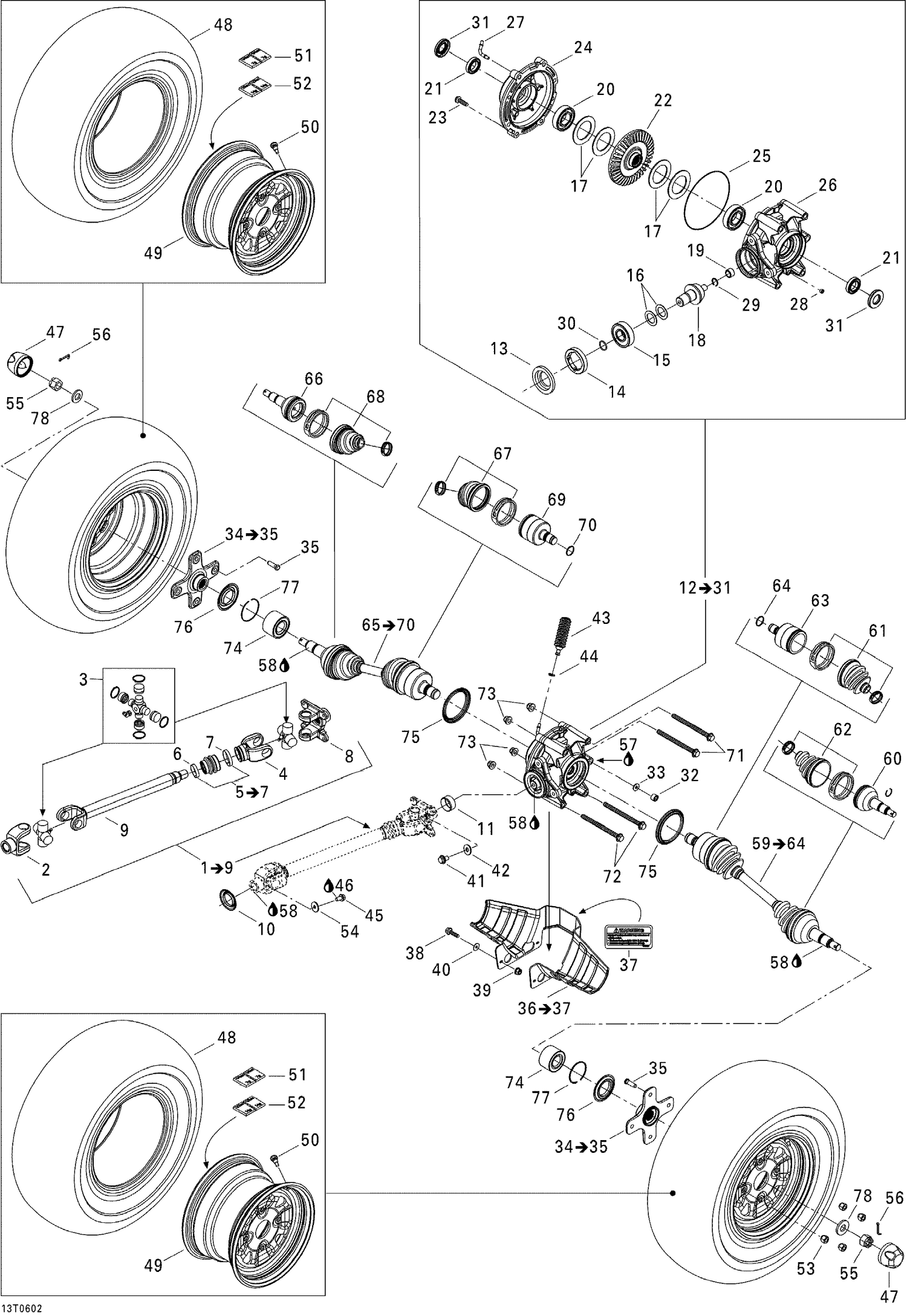 08- Drive System, Rear STD
