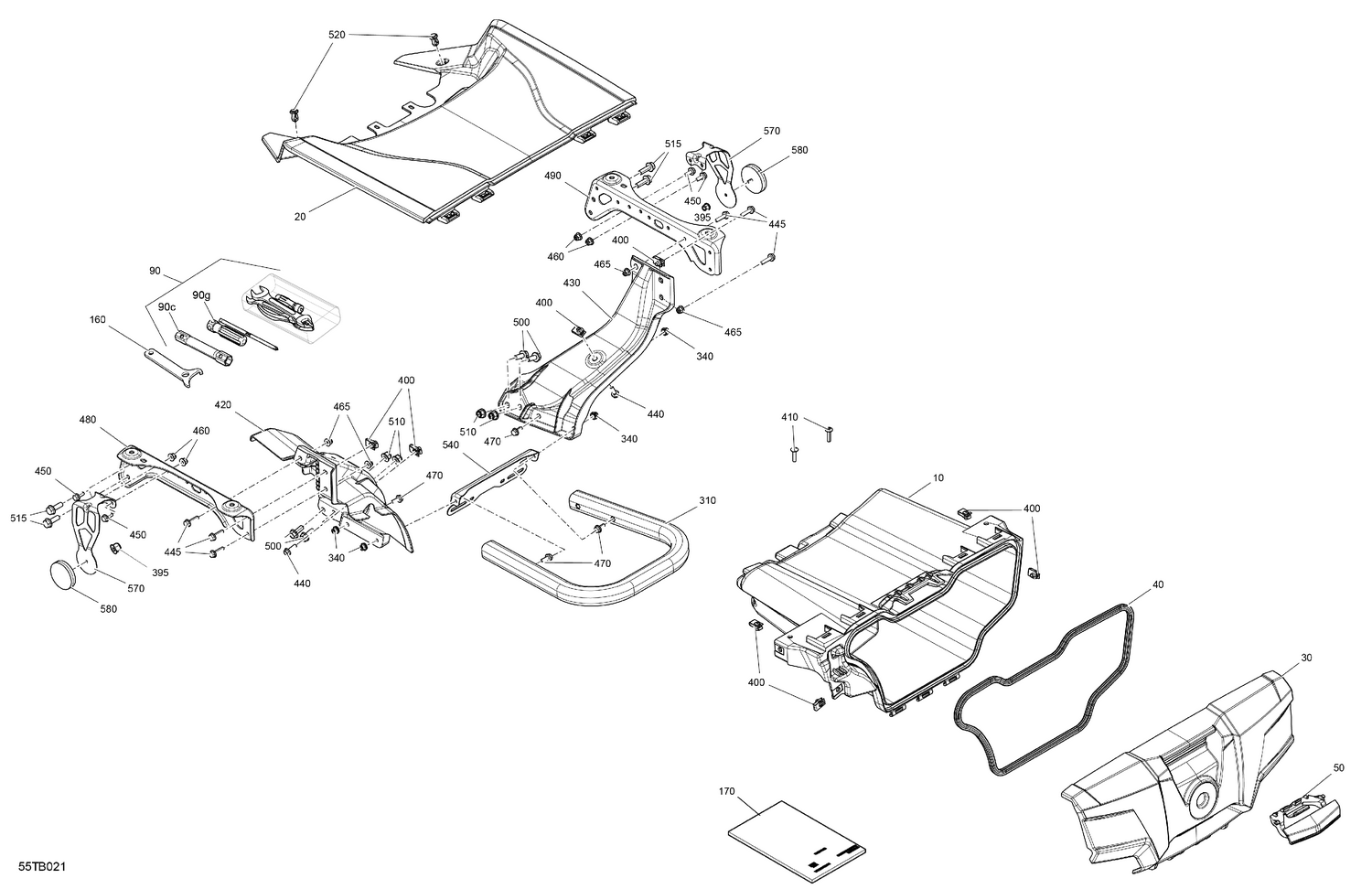 07- Body - Front Storage Tray