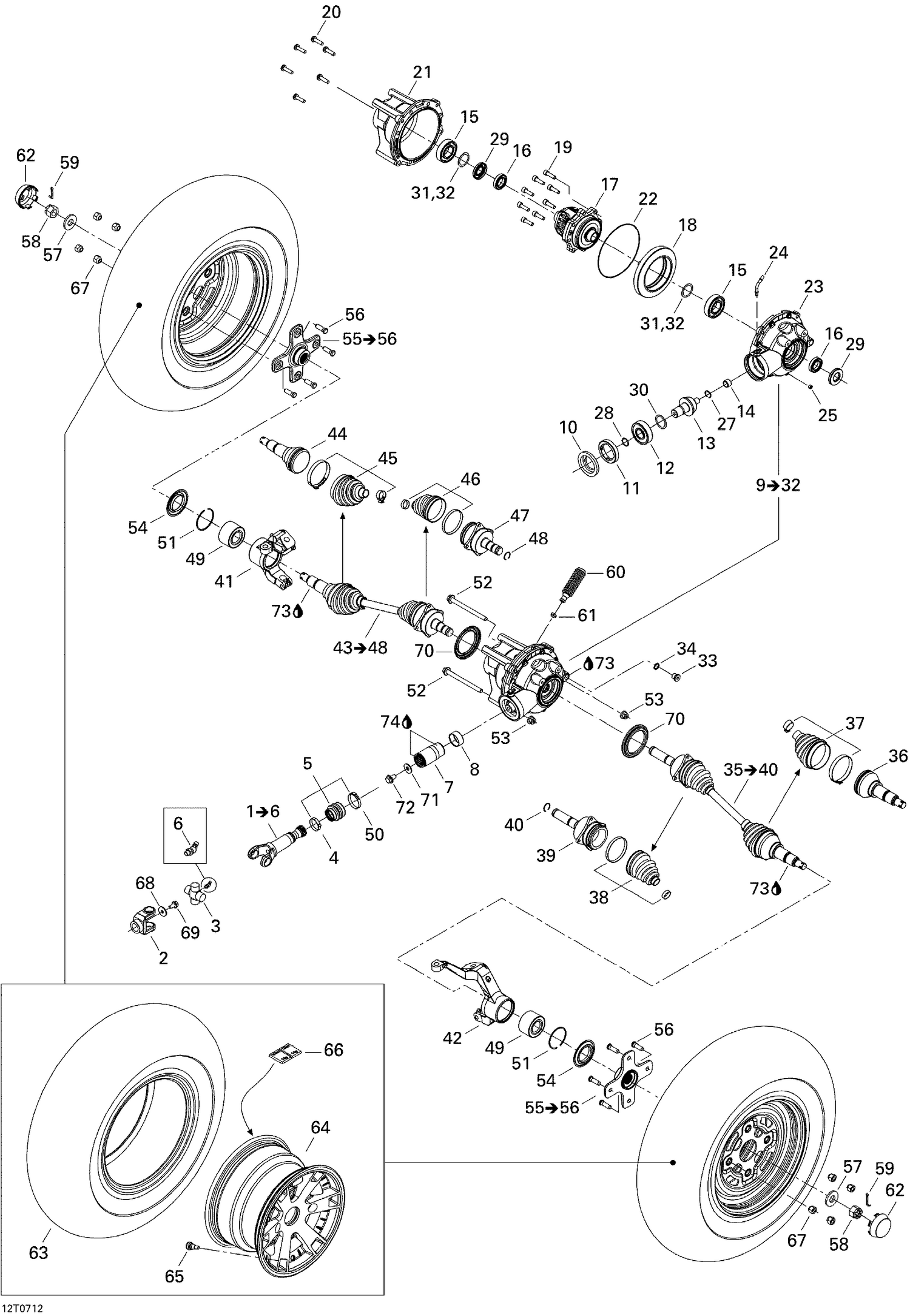 07- Drive System, Front