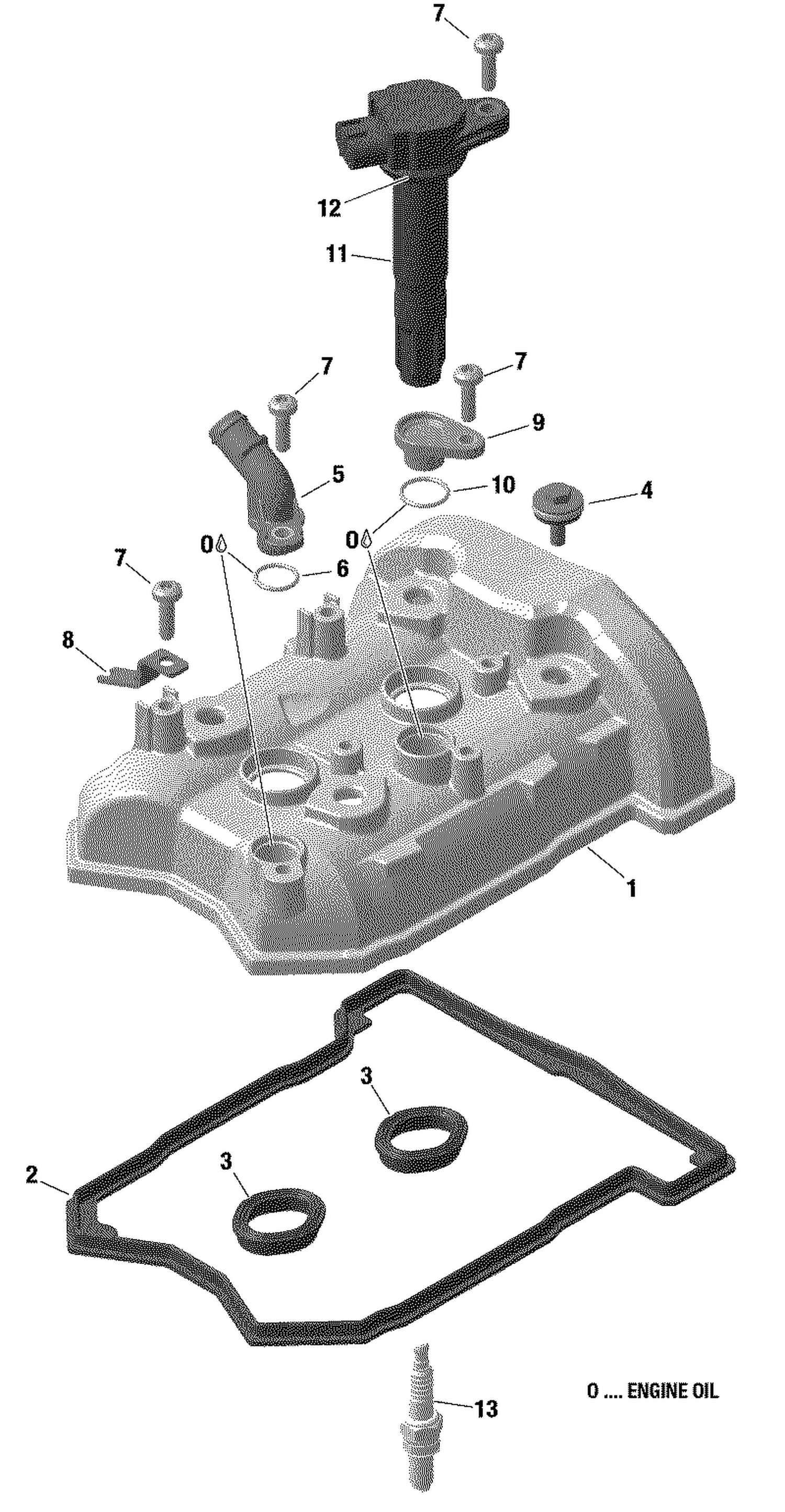 01- Engine - Valve Cover - 600 ACE