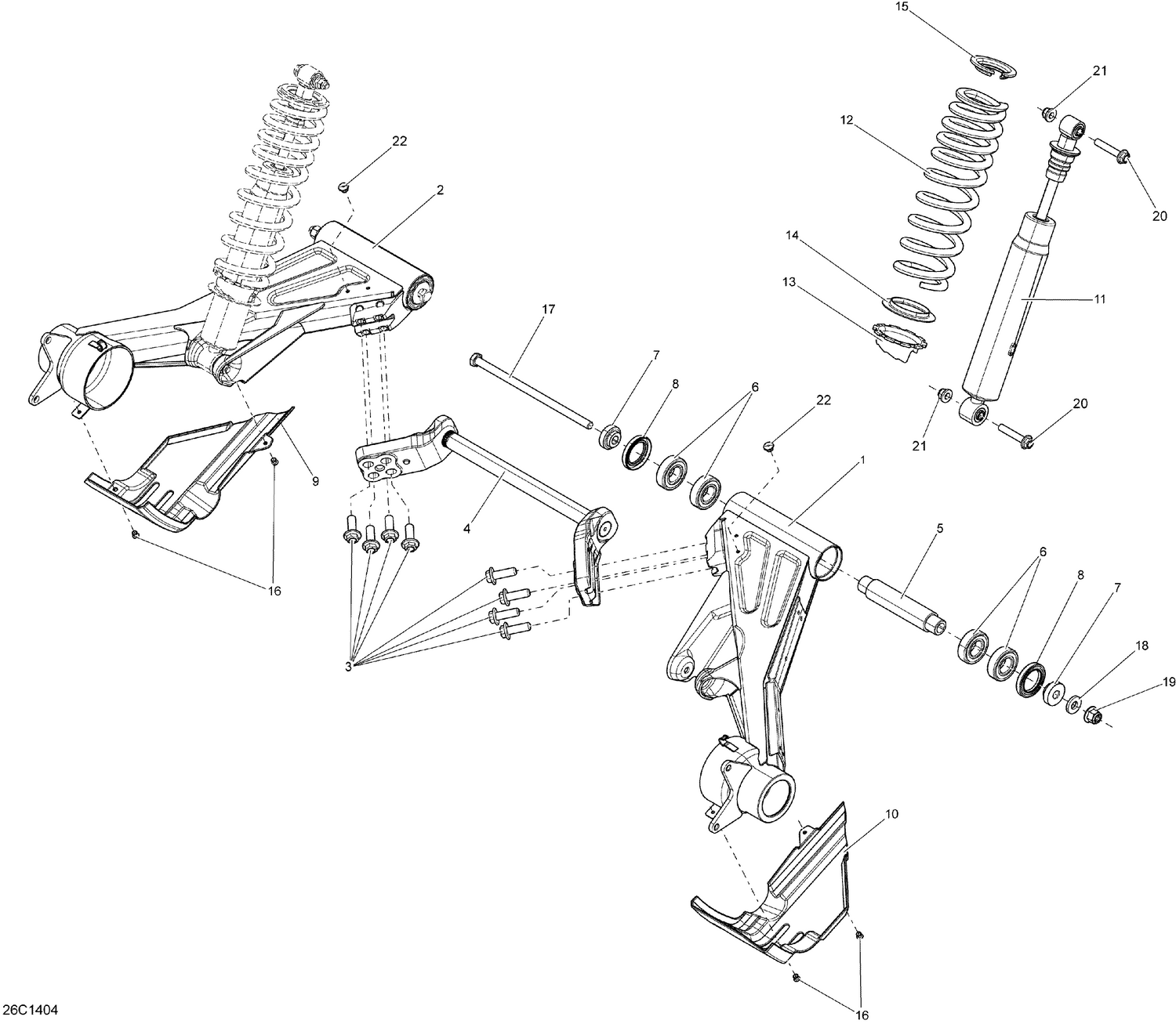 08- Rear Suspension _26C1404