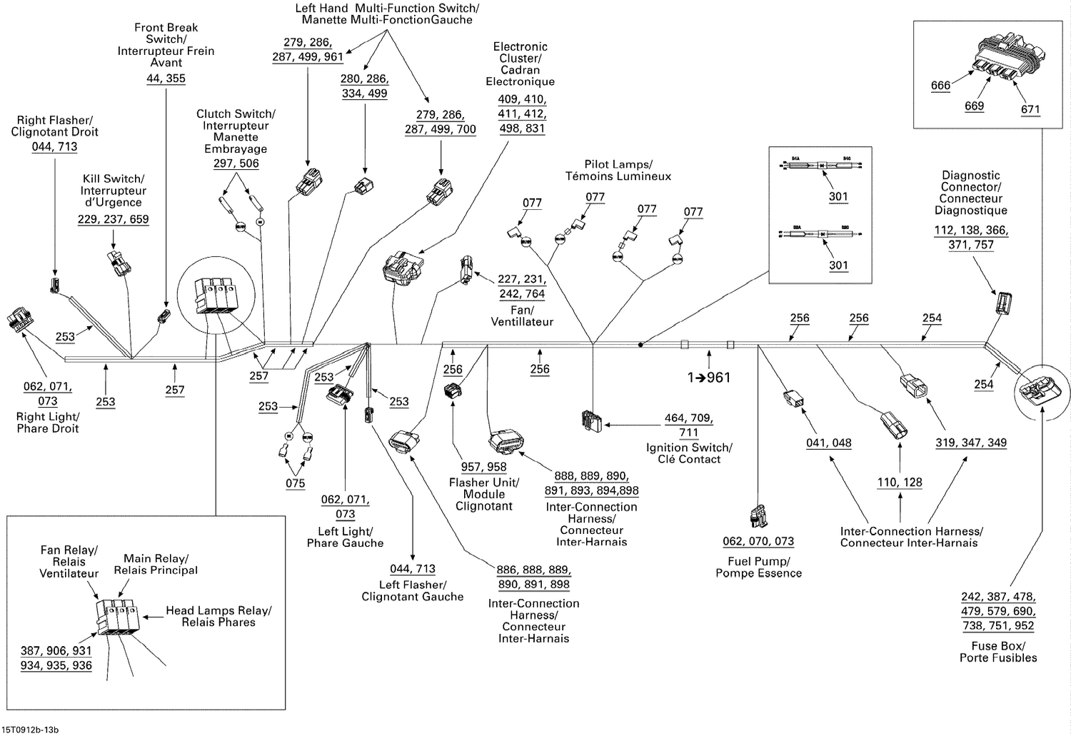 10- Electrical Harness, Front Section Europe