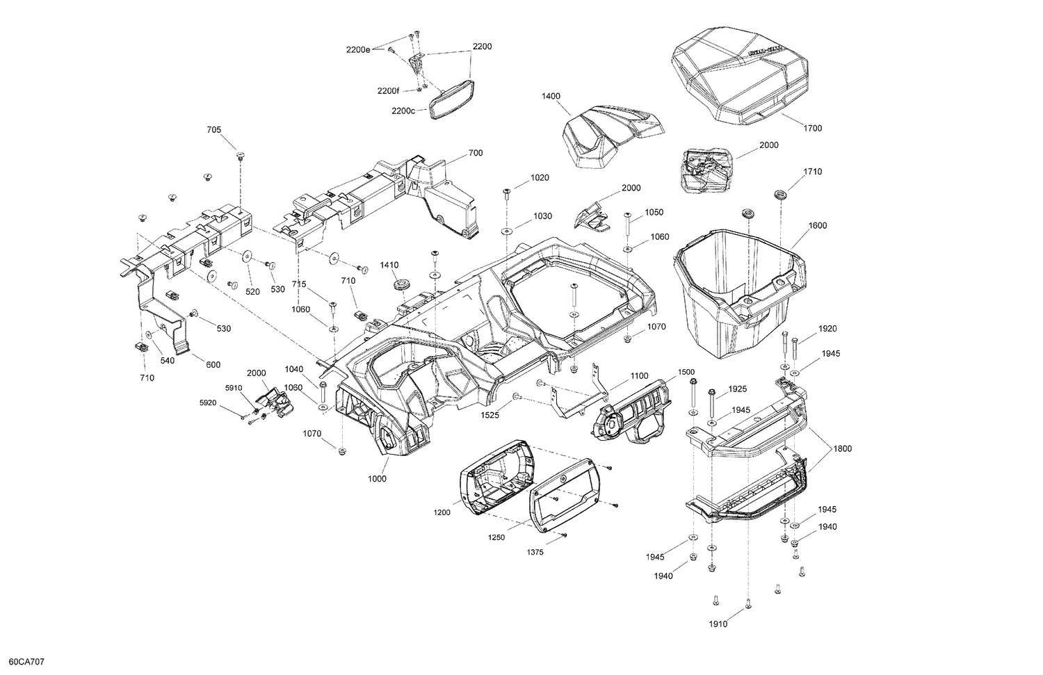 07- Body - Cab Interior - Dashboard -  XT - XTP