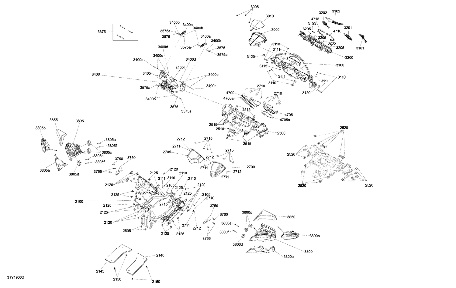 09- System Console - Front Console, Mirrors & Supports