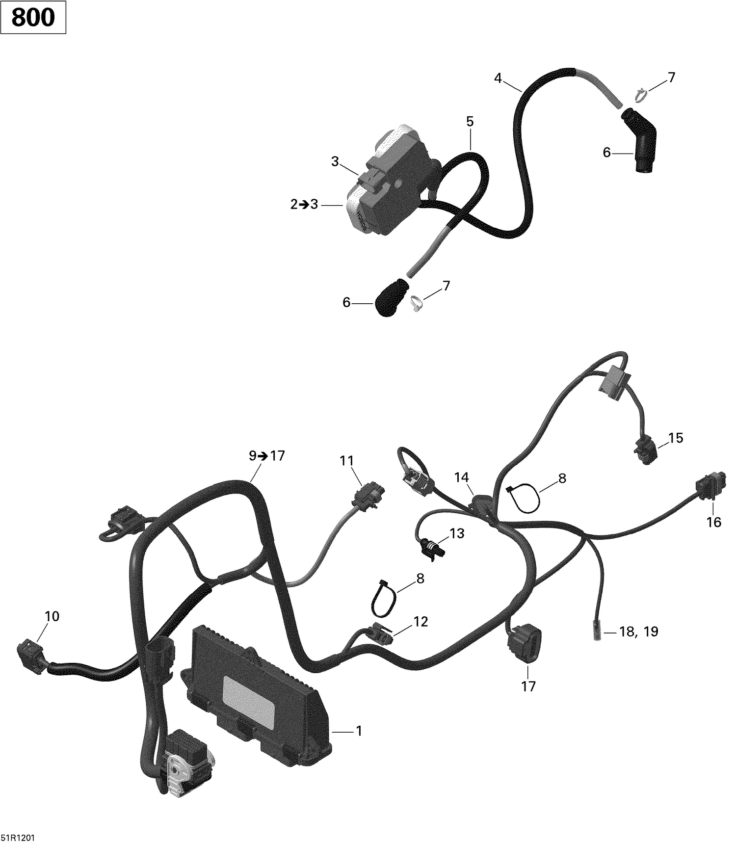 10- Engine Harness And Electronic Module