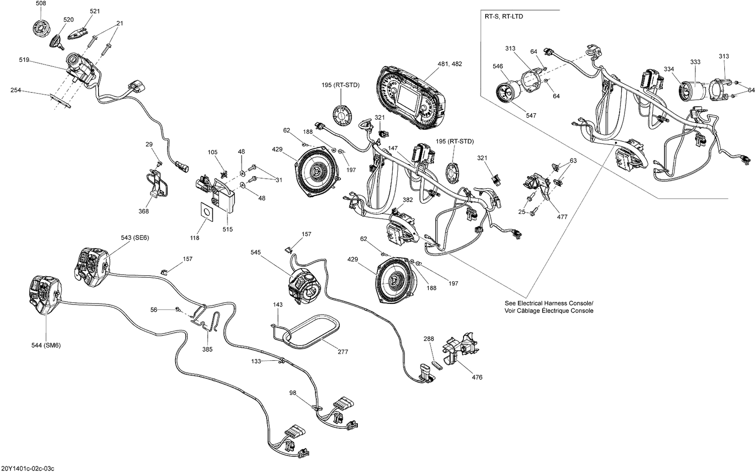 10- Electrical System Front View_20Y1401c