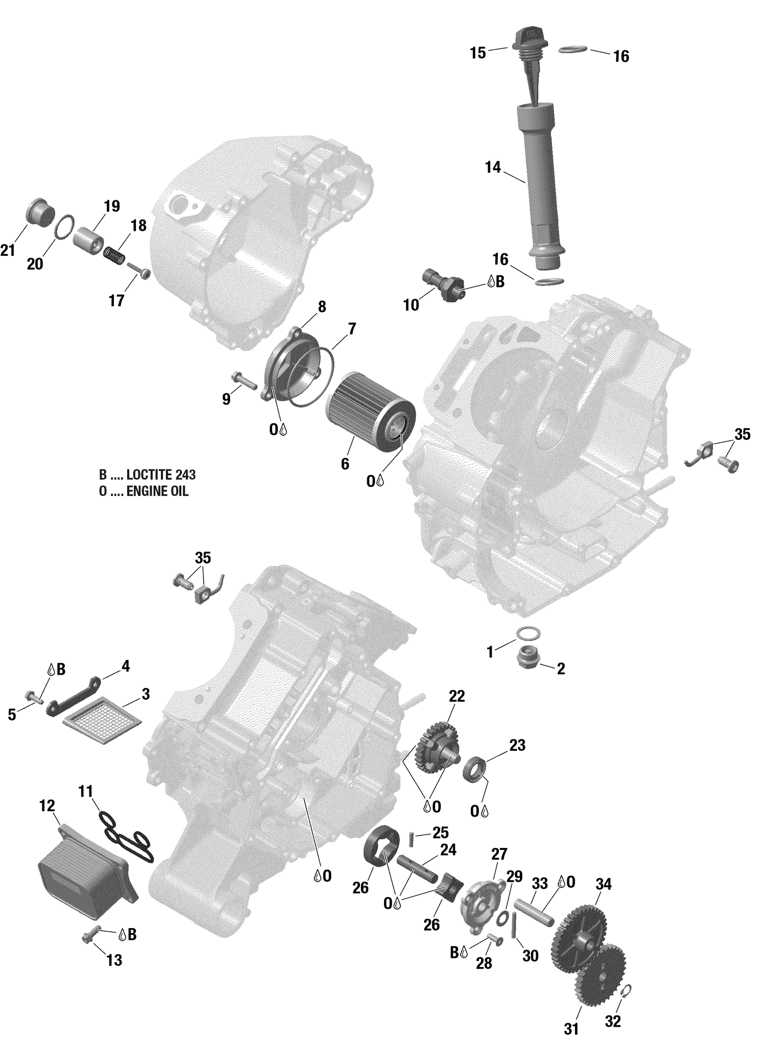 01- Engine Lubrication -  1010R