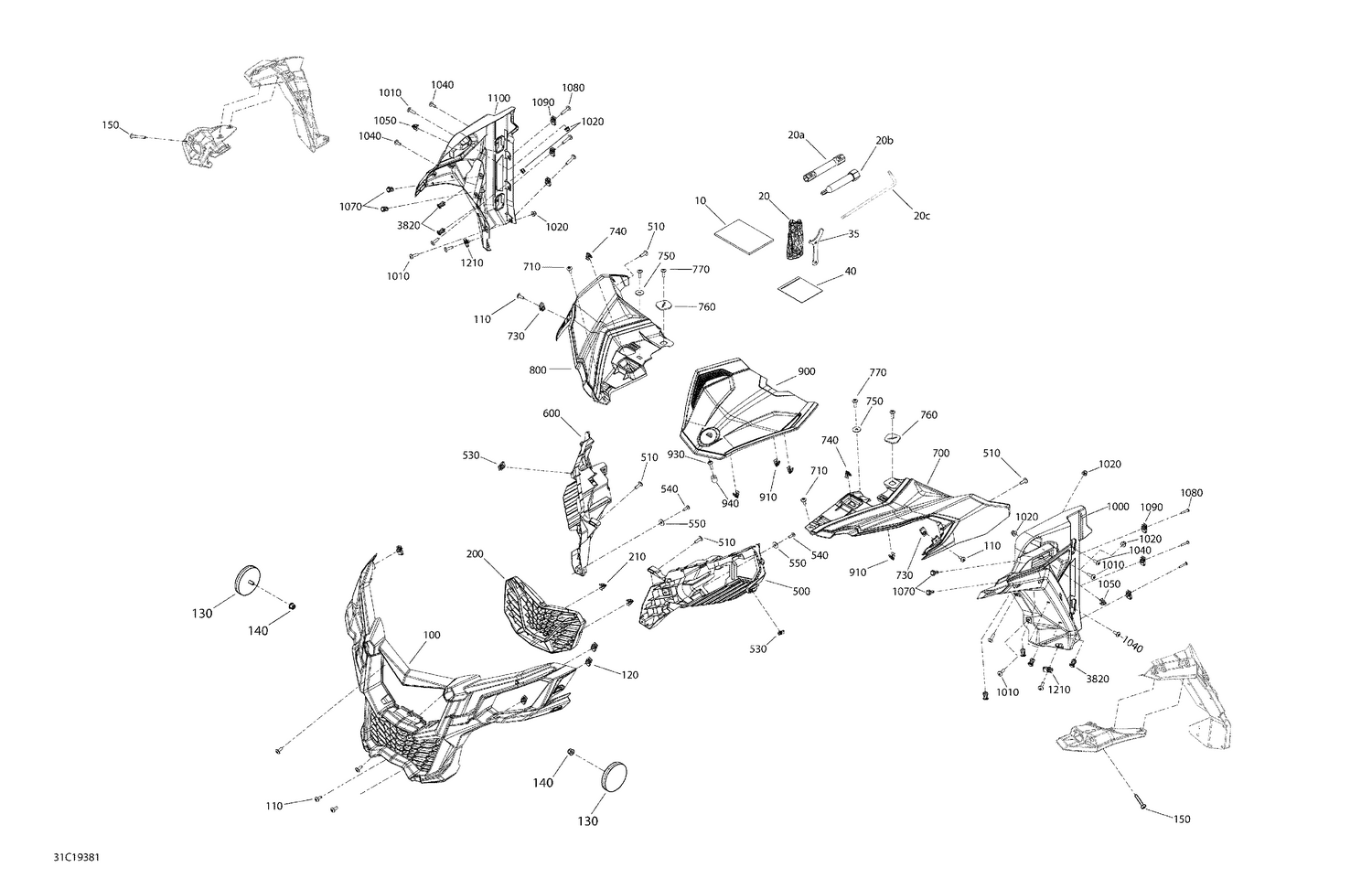 09- Body Maverick Trail - 800  -  Front Section