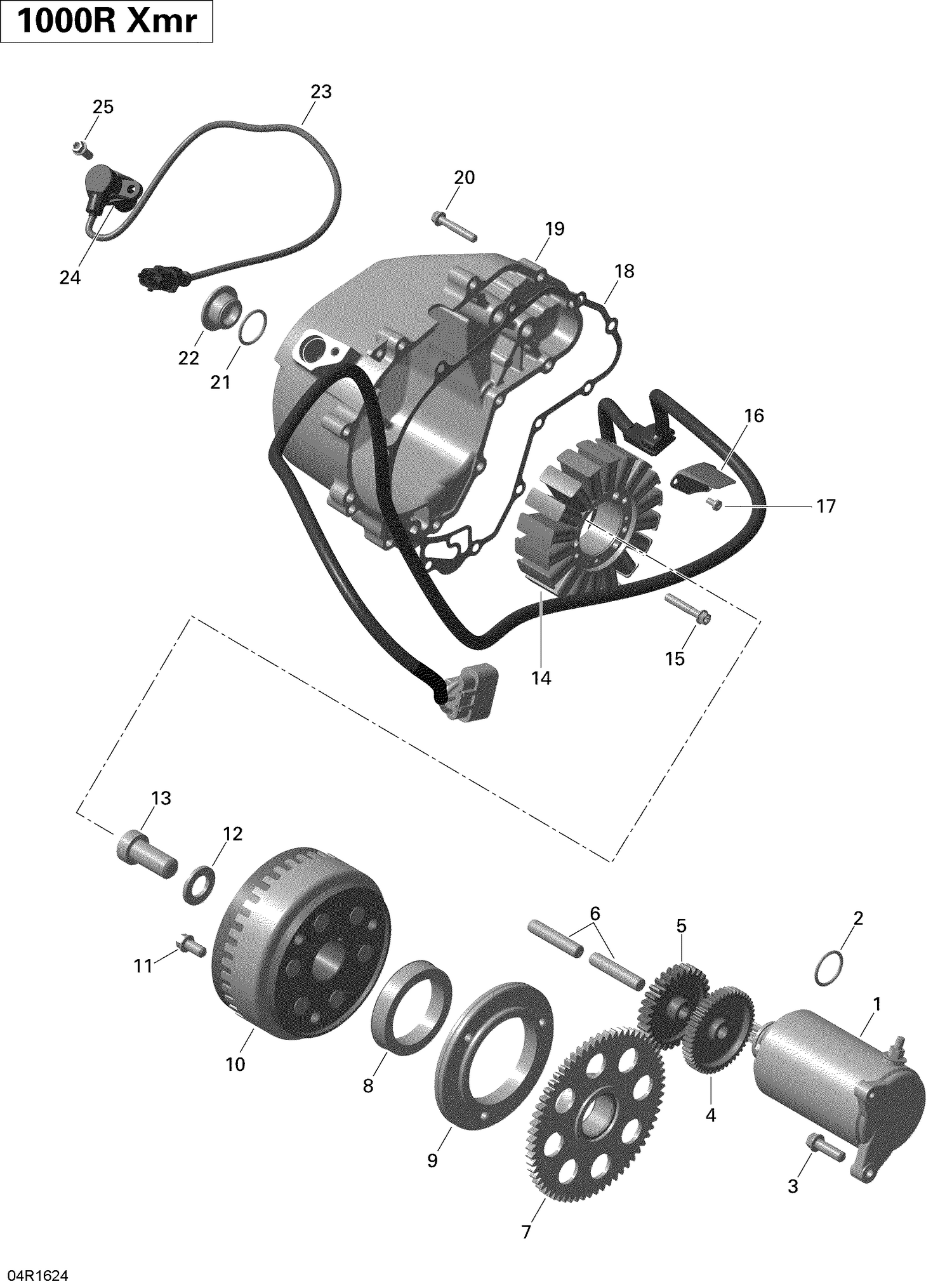 03- Magneto and Electric Starter - 1000R EFI