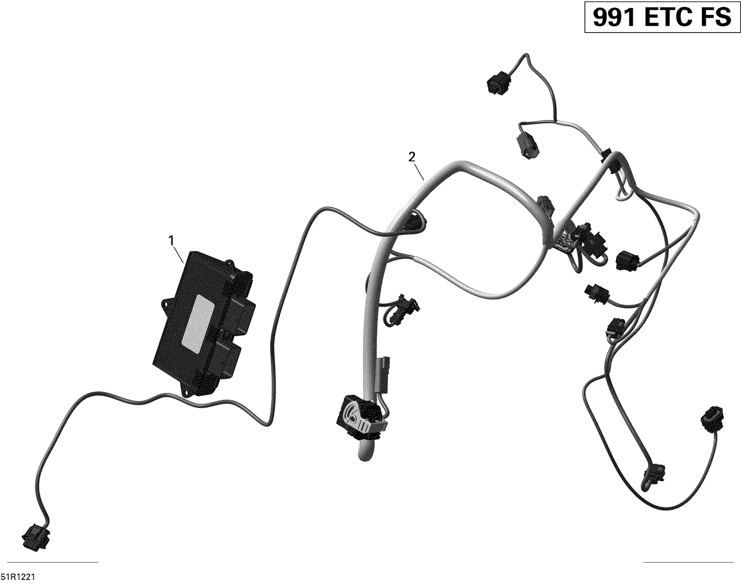 10- Engine Harness And Electronic Module