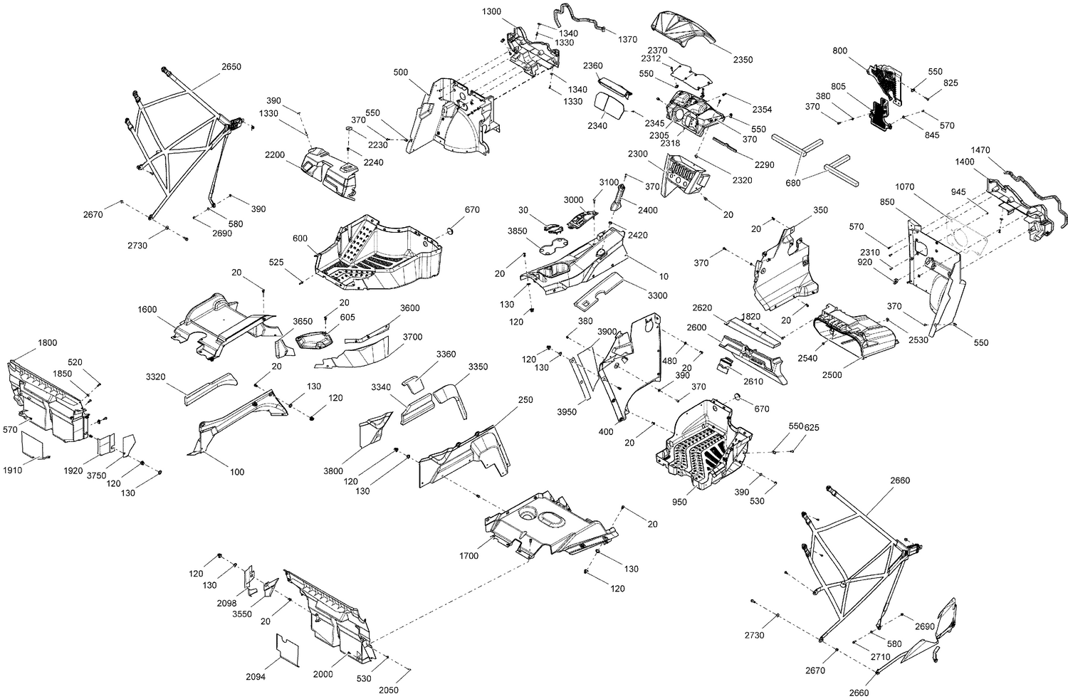 09- Cab Interior Maverick Non MAX - Package XMR