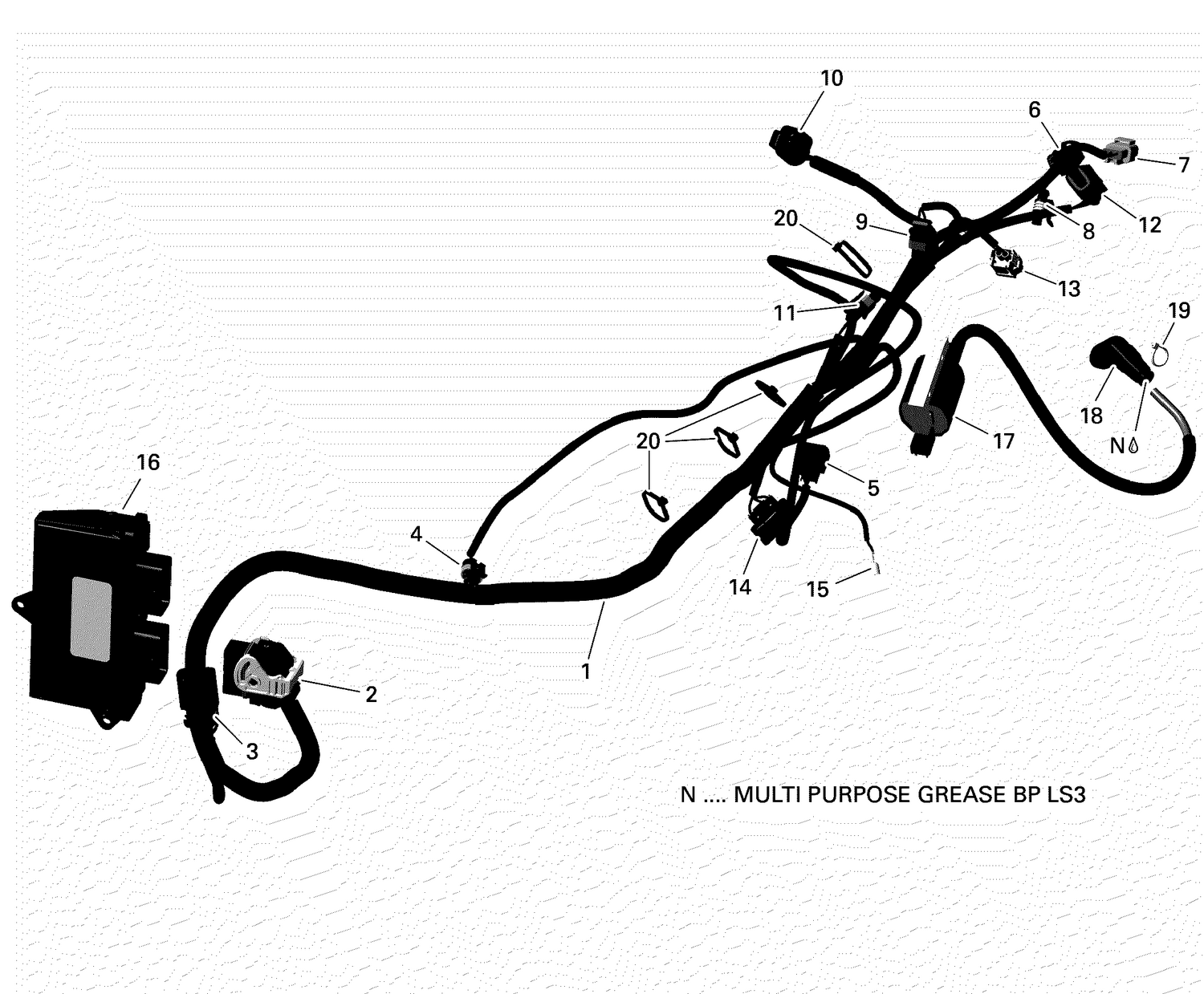 10- Engine Harness And Electronic Module