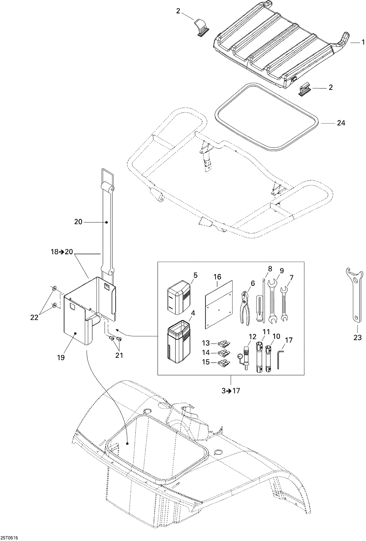 09- Front Storage Compartment