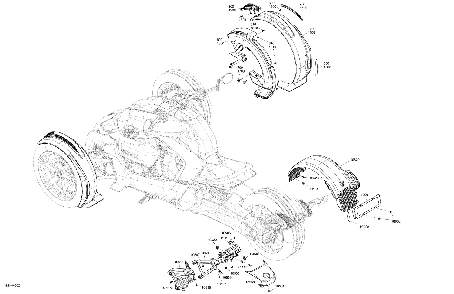 07- Body - Fender Kit  - Internationale