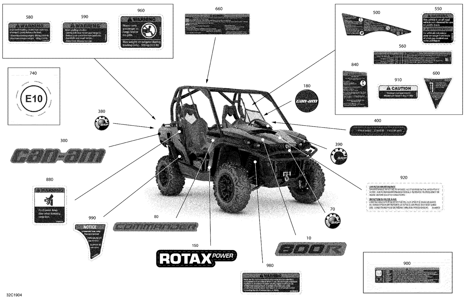 09- Decals - 800R EFI - STD