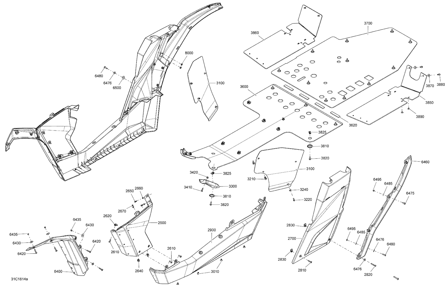 09- Body Central Part Maverick - Carbon Black Models