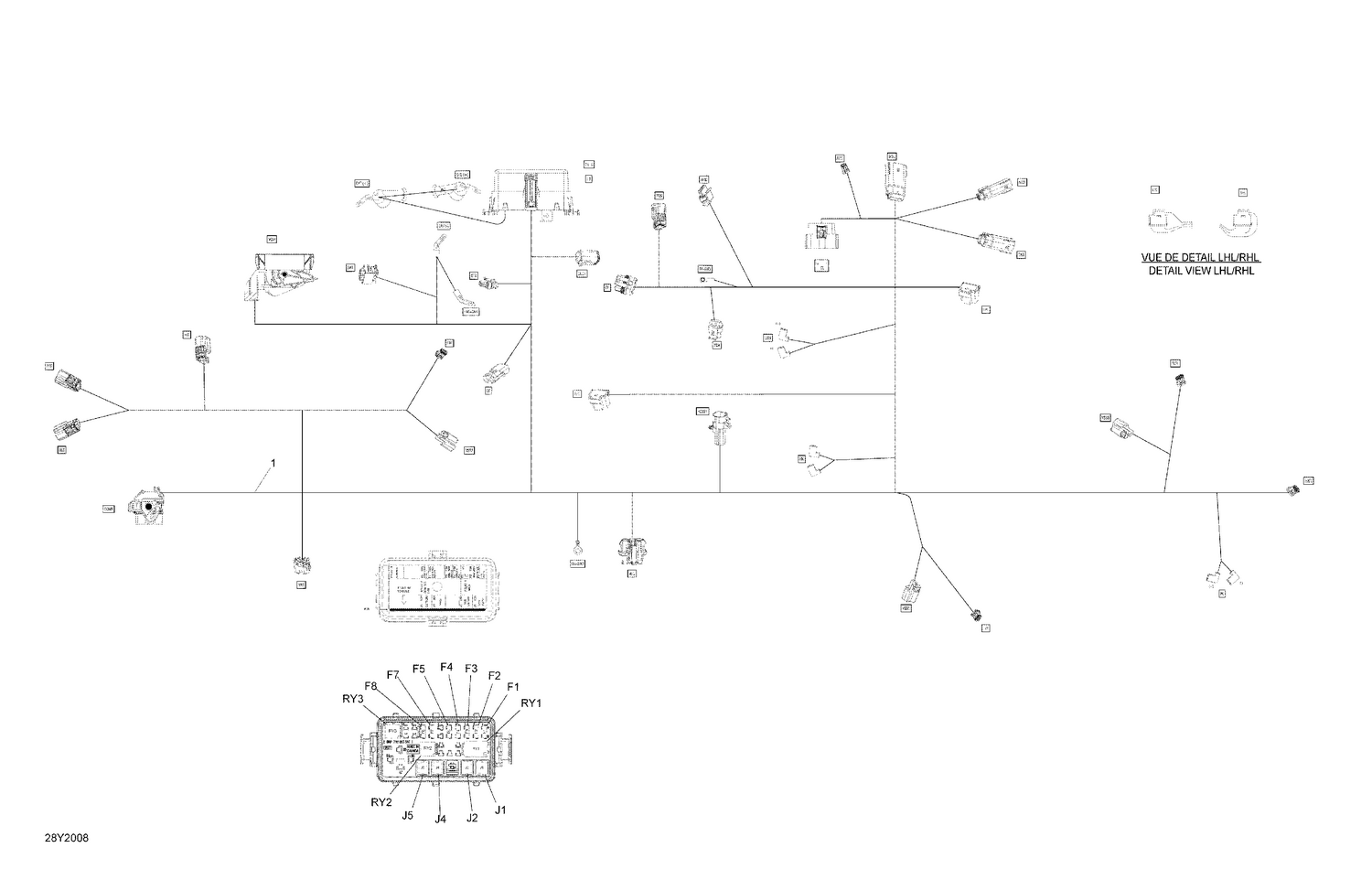 10- Electrical Harness Main 710006898 - North America