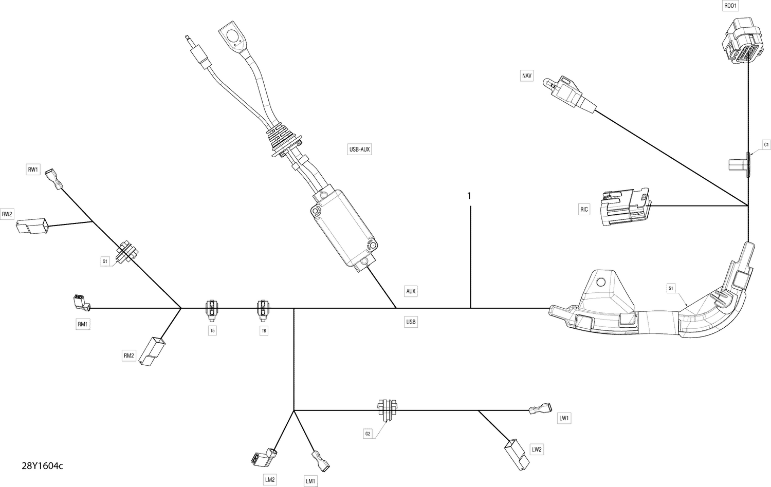 10- Electrical Harness - Radio