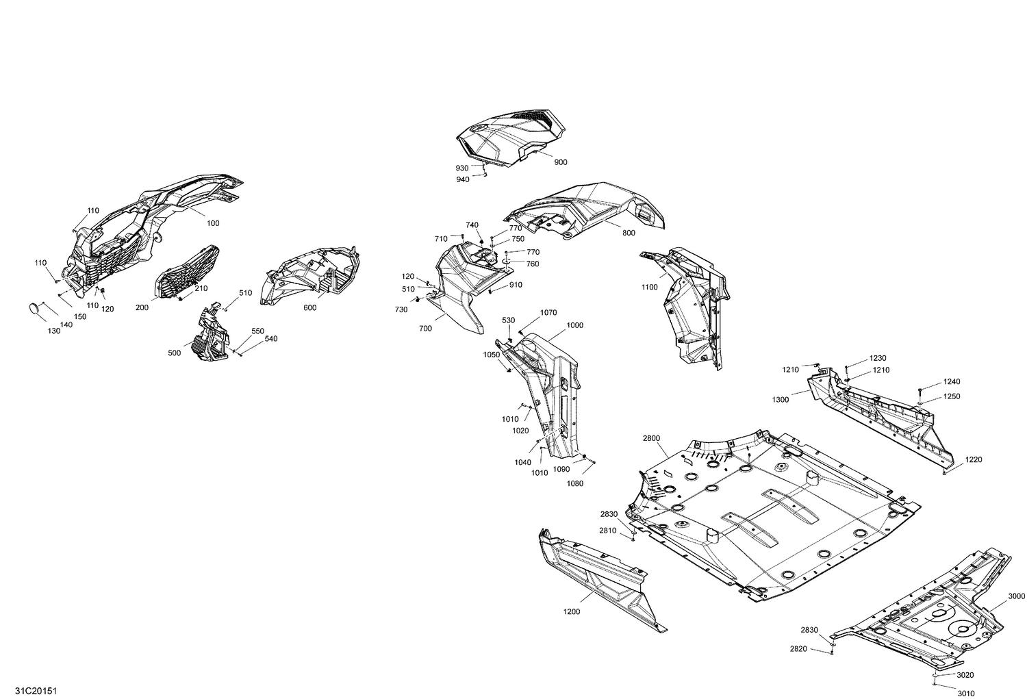 09- Body - Front Section - White