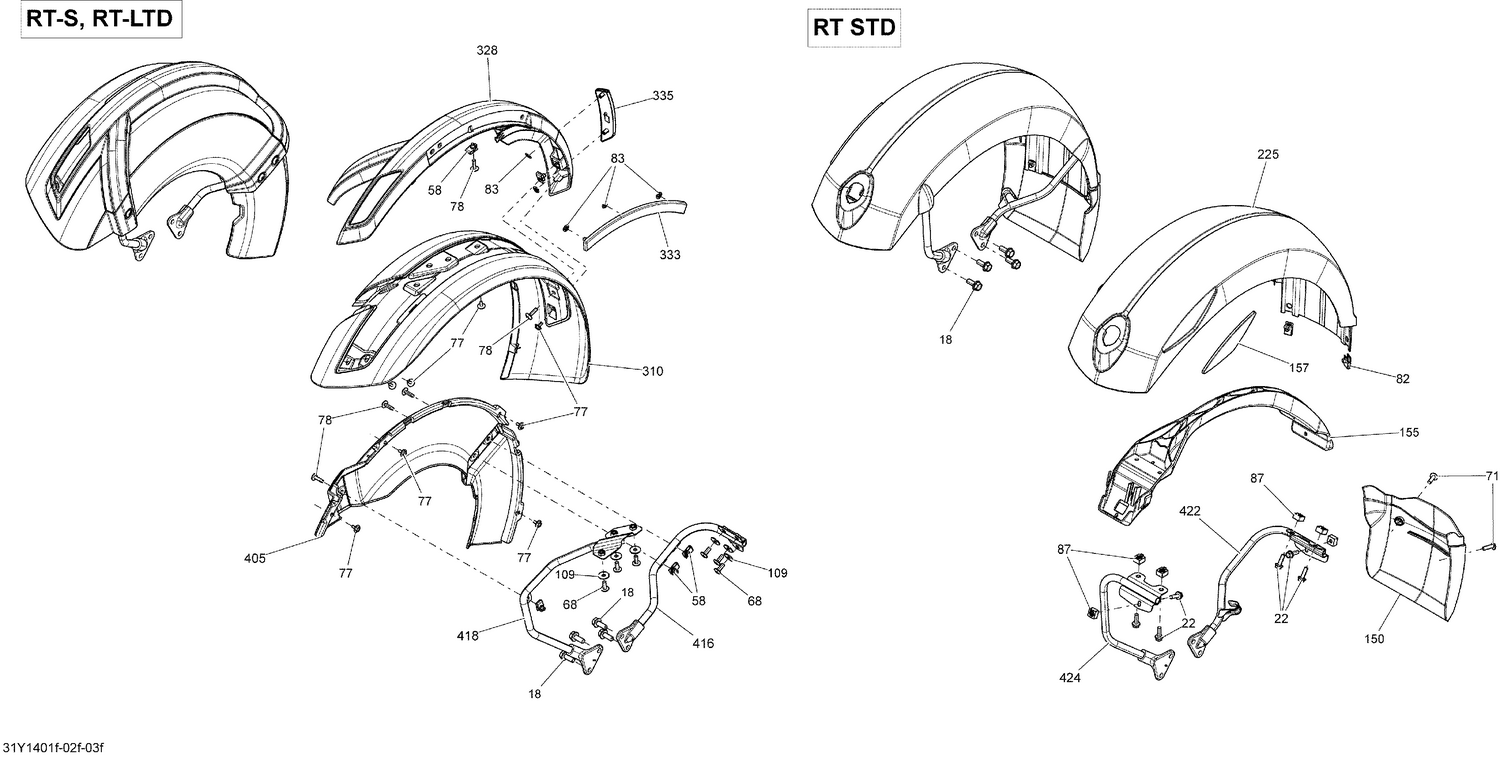 09- Body And Accessories Front Fender_31Y1401f