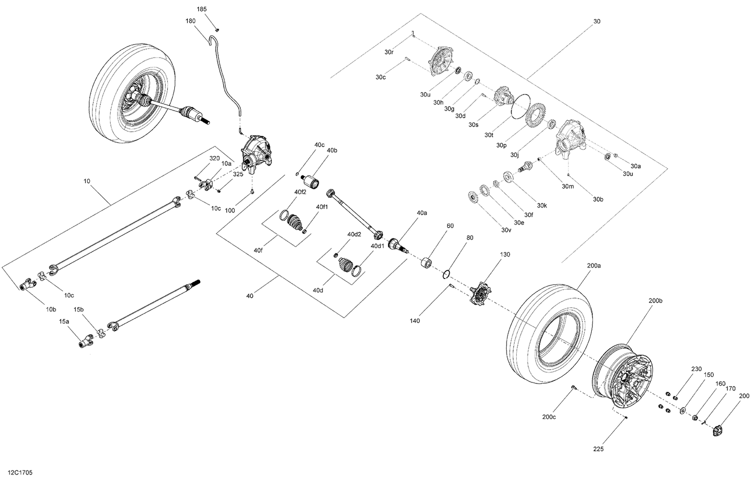 07- Drive System, Front - All Models