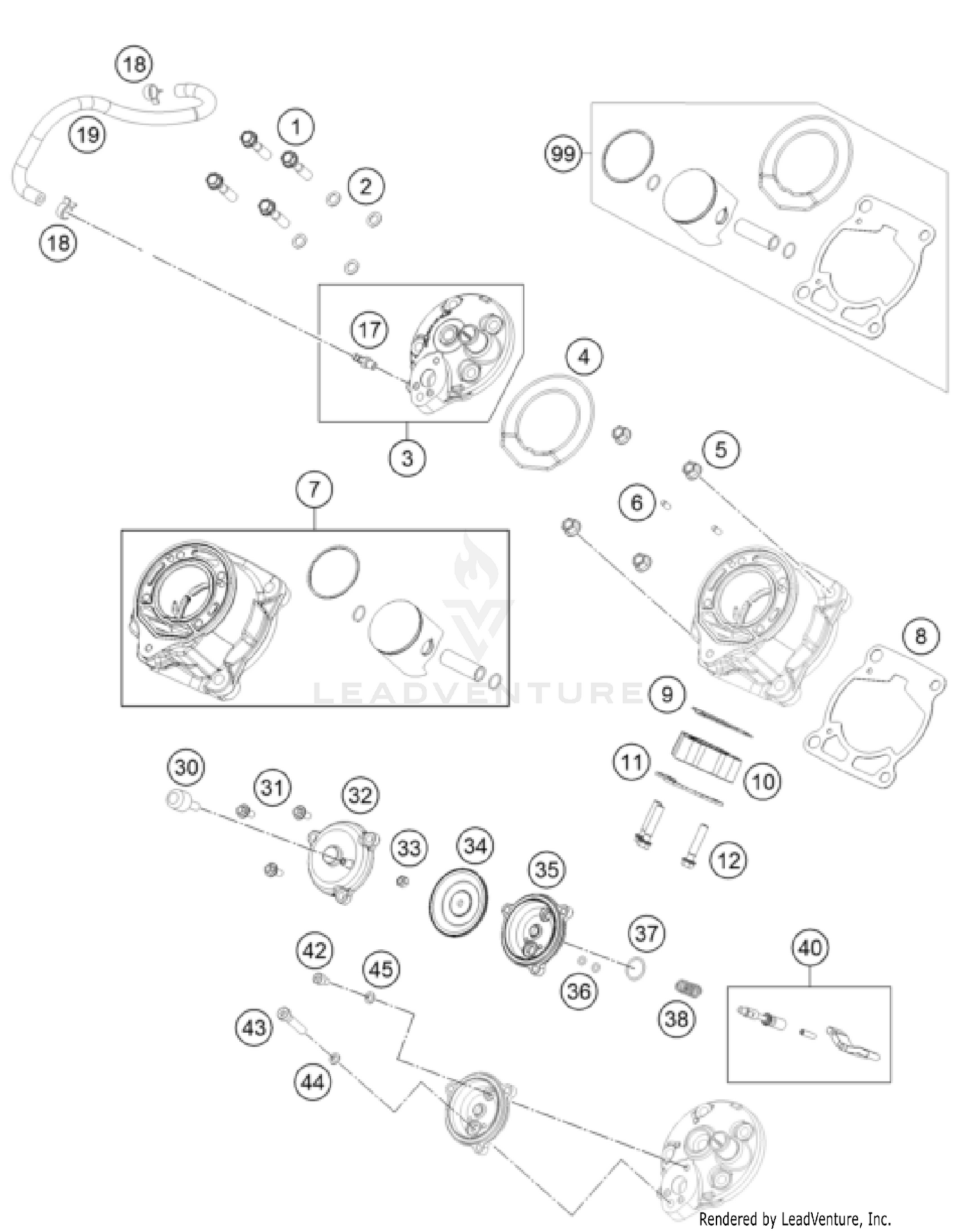 CYLINDER, CYLINDER HEAD