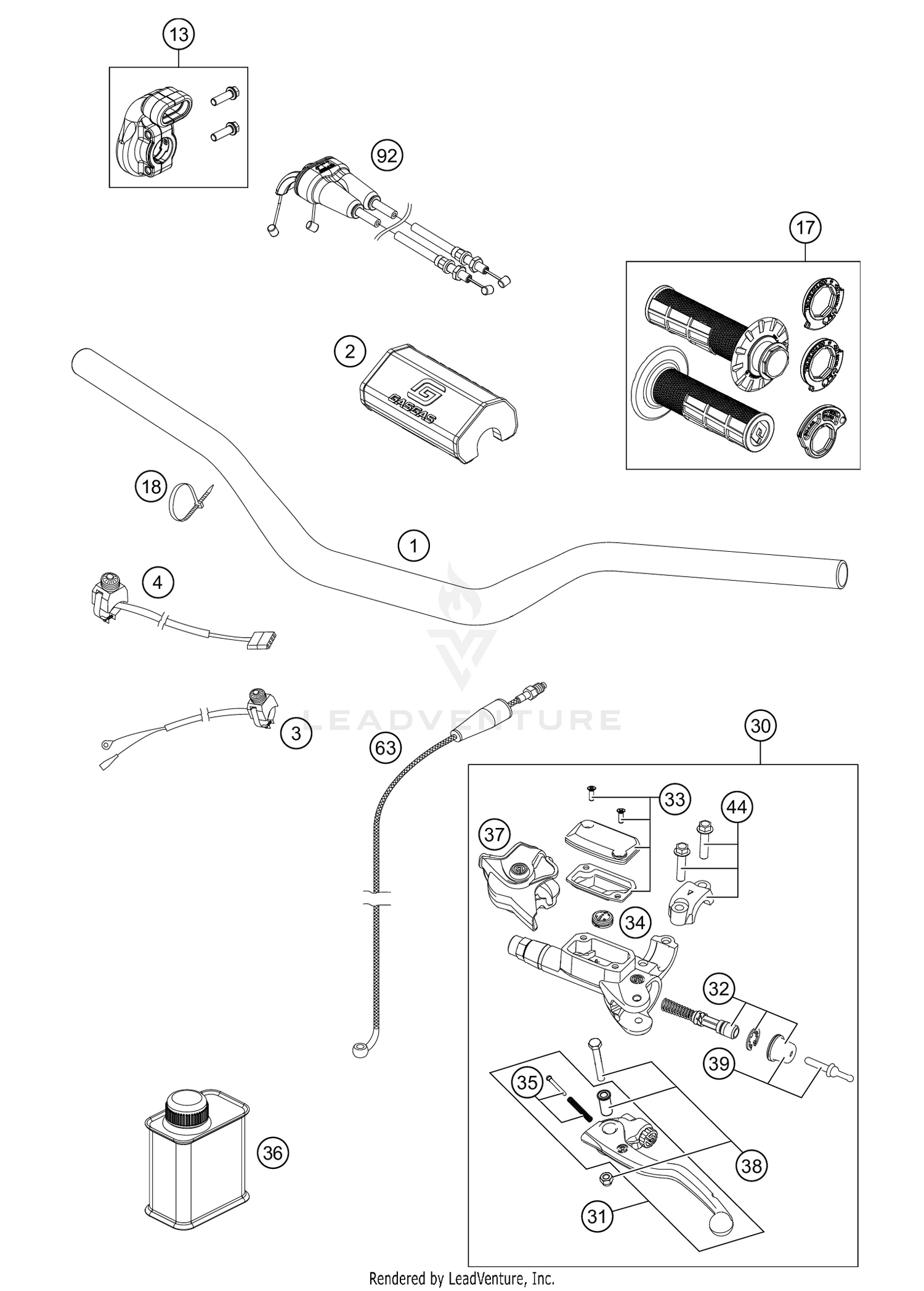 HANDLEBAR, CONTROLS