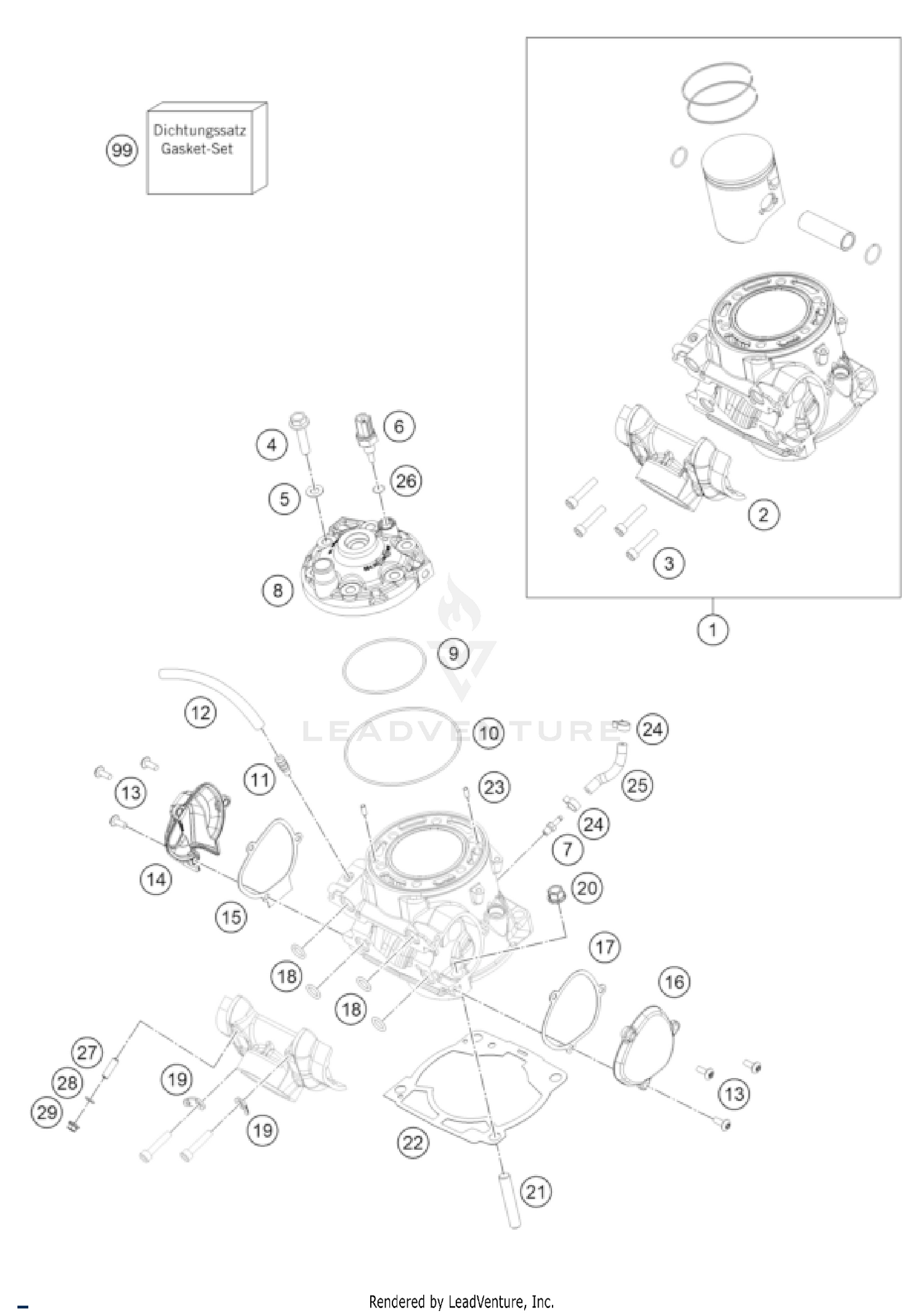 CYLINDER, CYLINDER HEAD