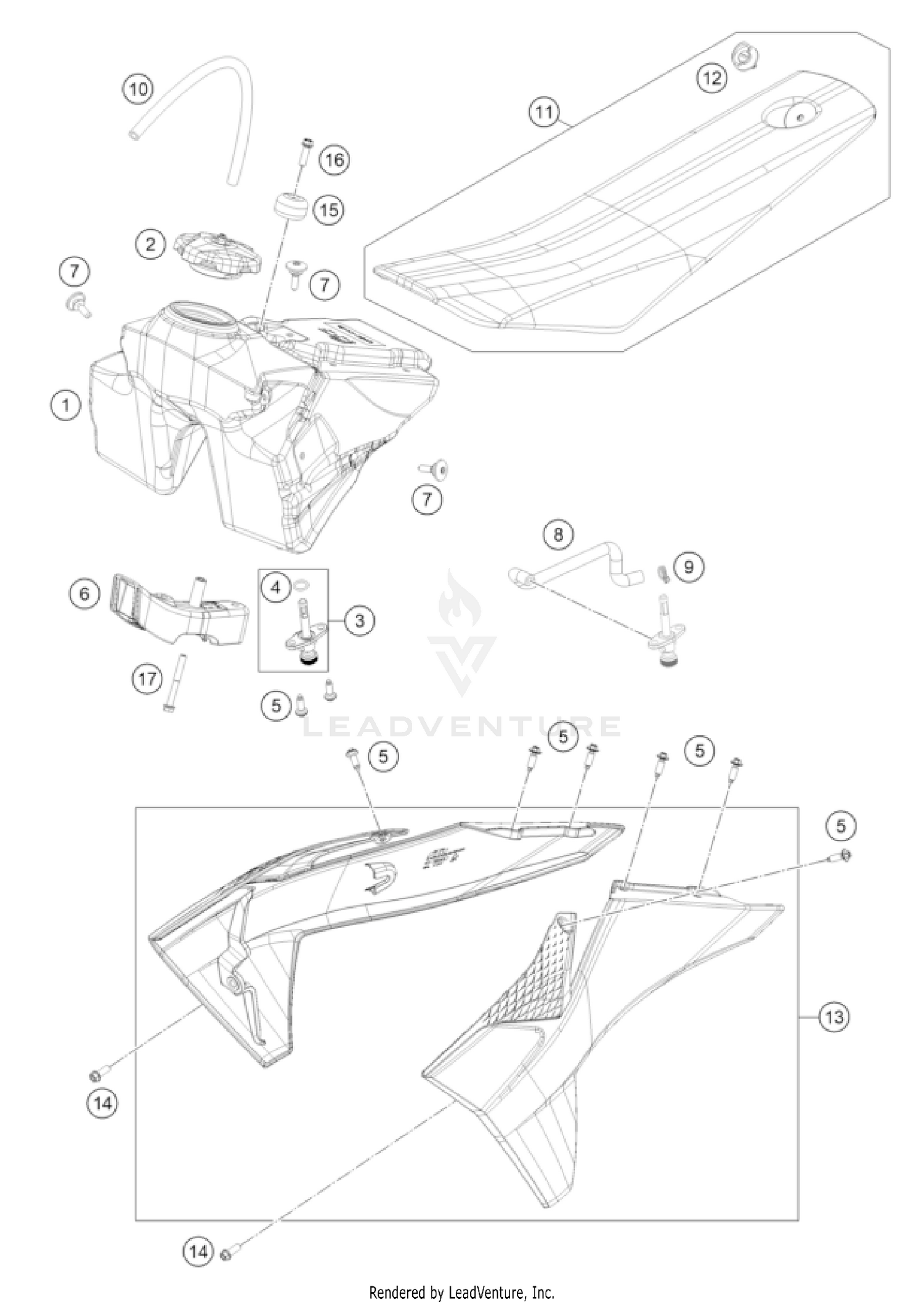 TANK, SEAT