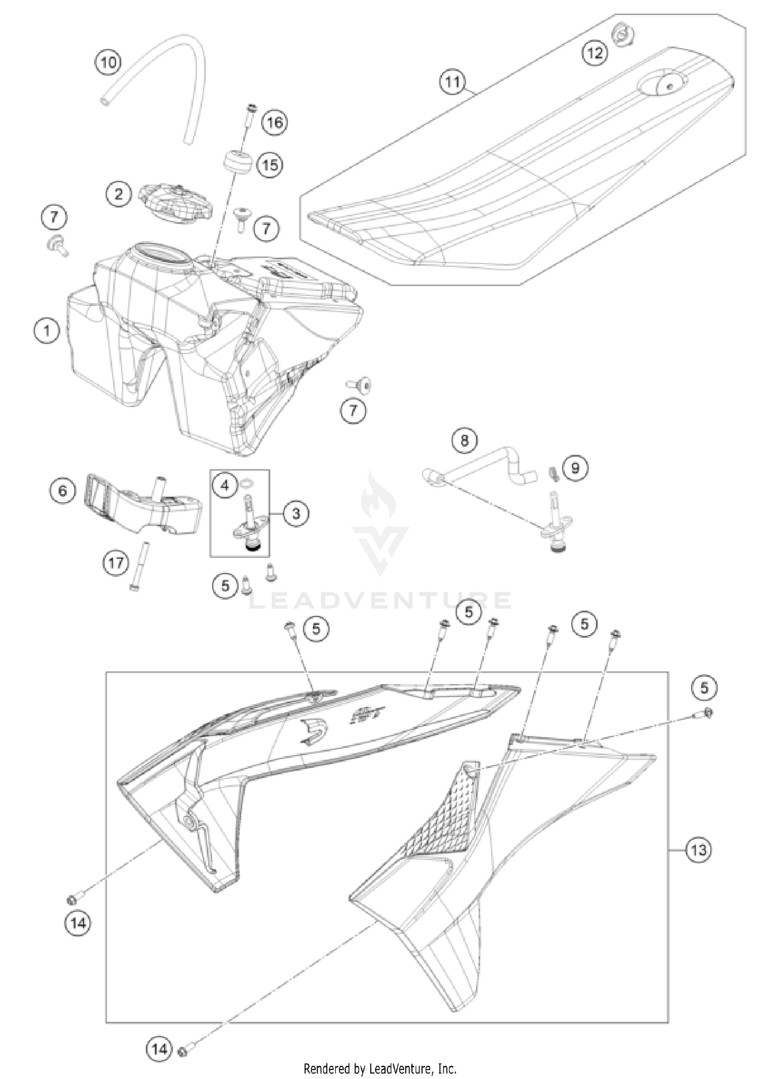 TANK, SEAT