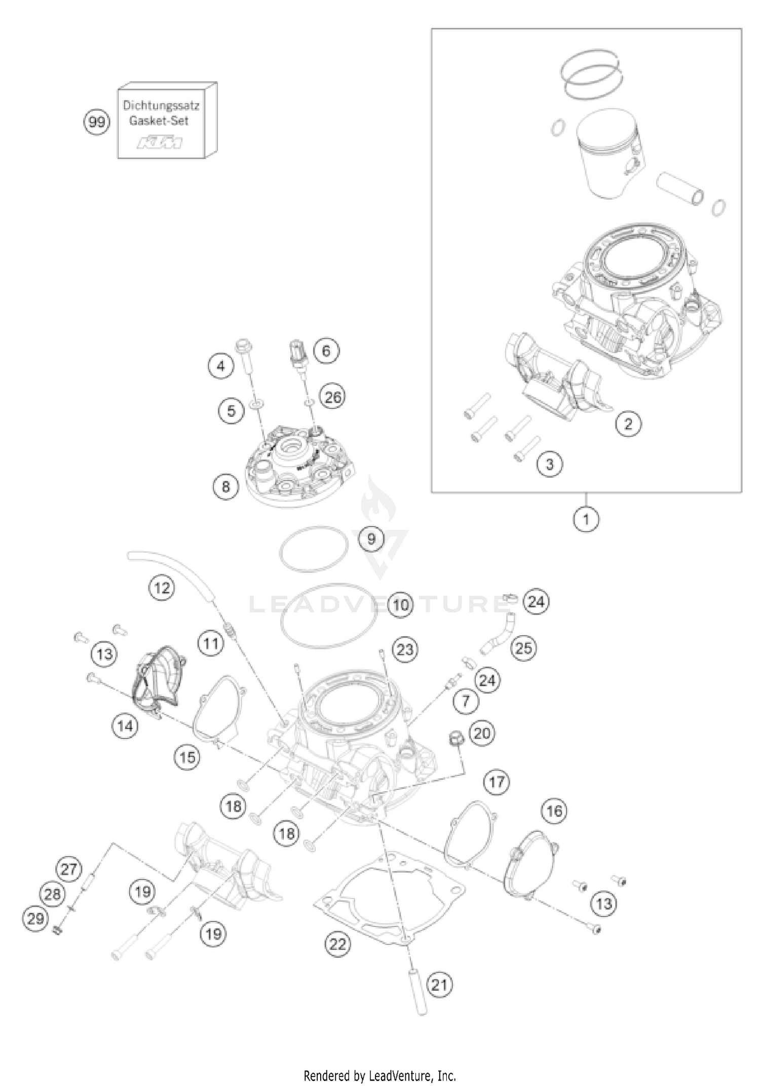 CYLINDER, CYLINDER HEAD