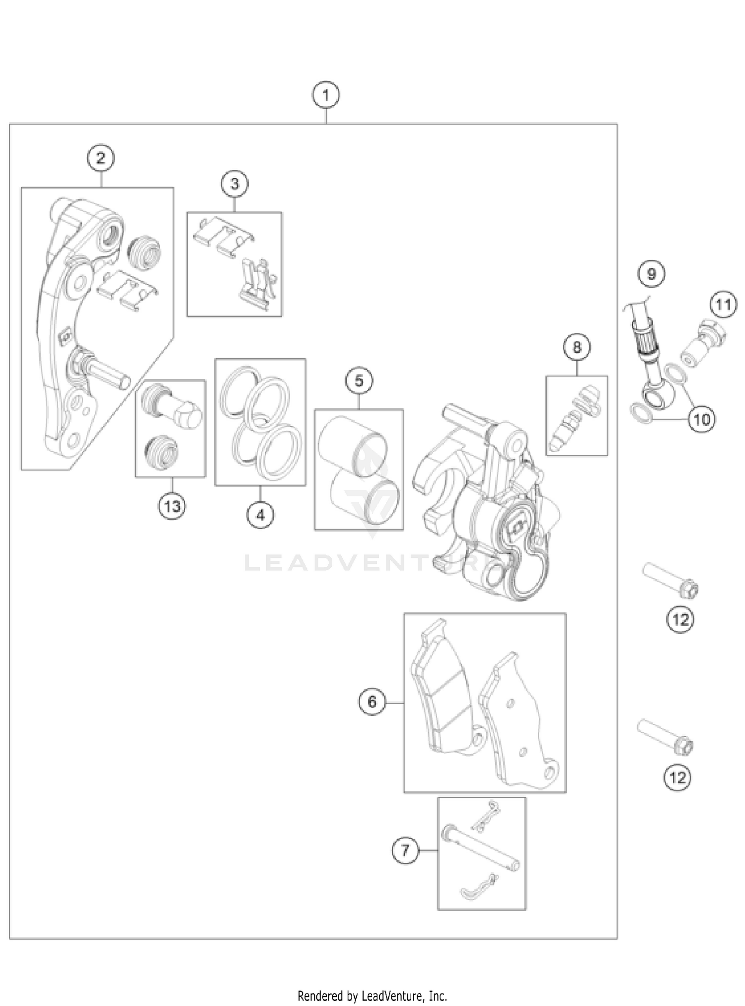 FRONT BRAKE CALIPER