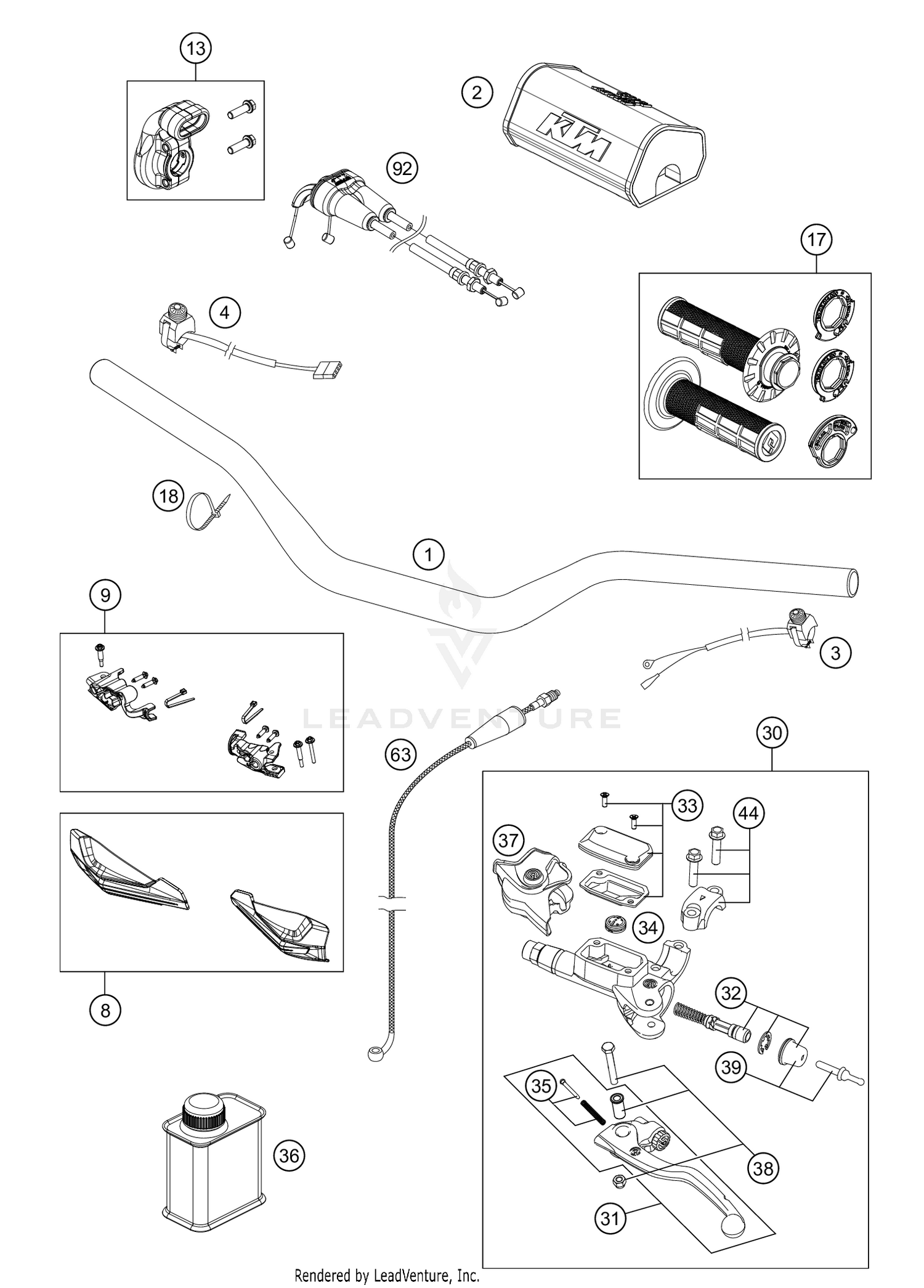 HANDLEBAR, CONTROLS
