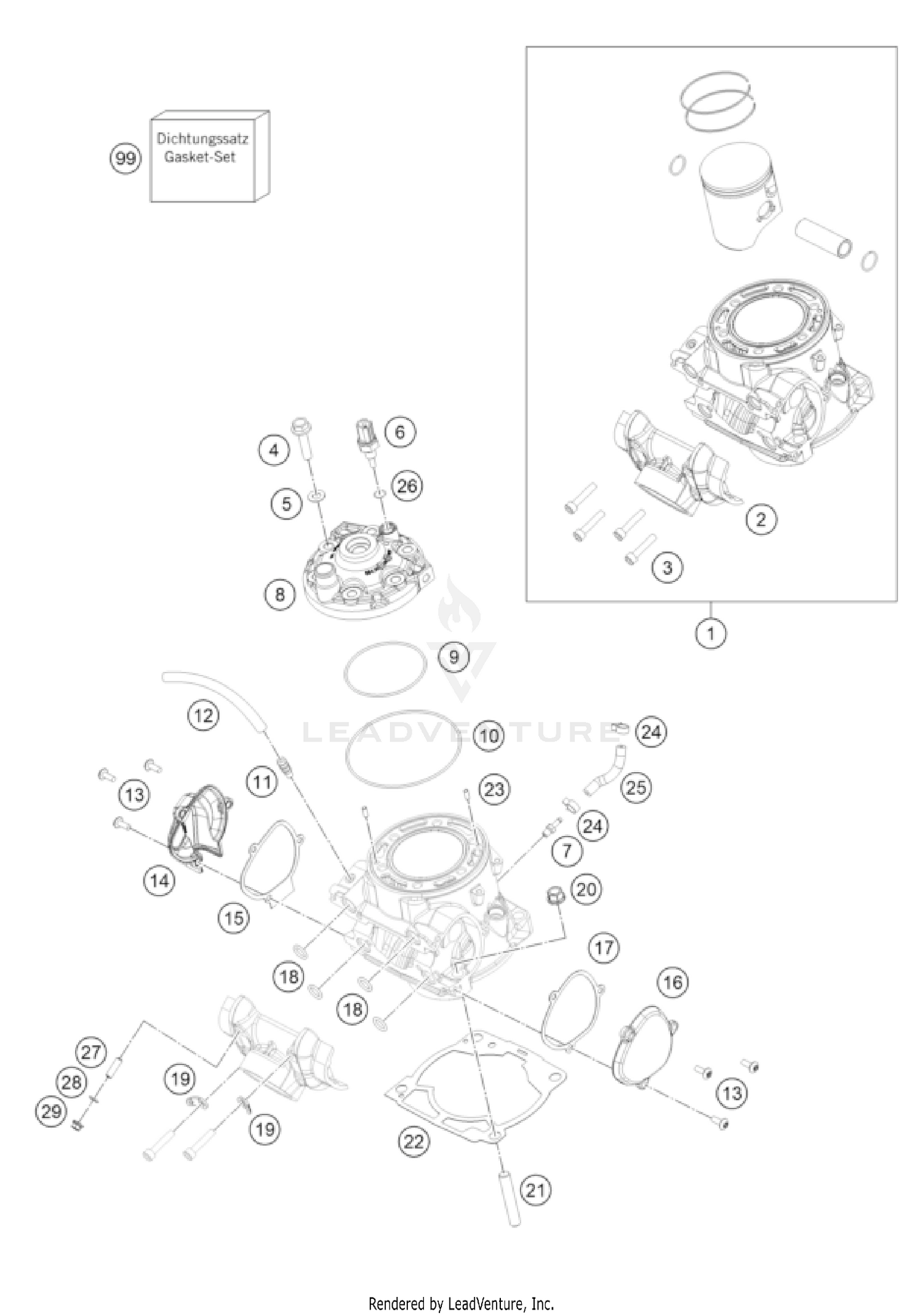 CYLINDER, CYLINDER HEAD