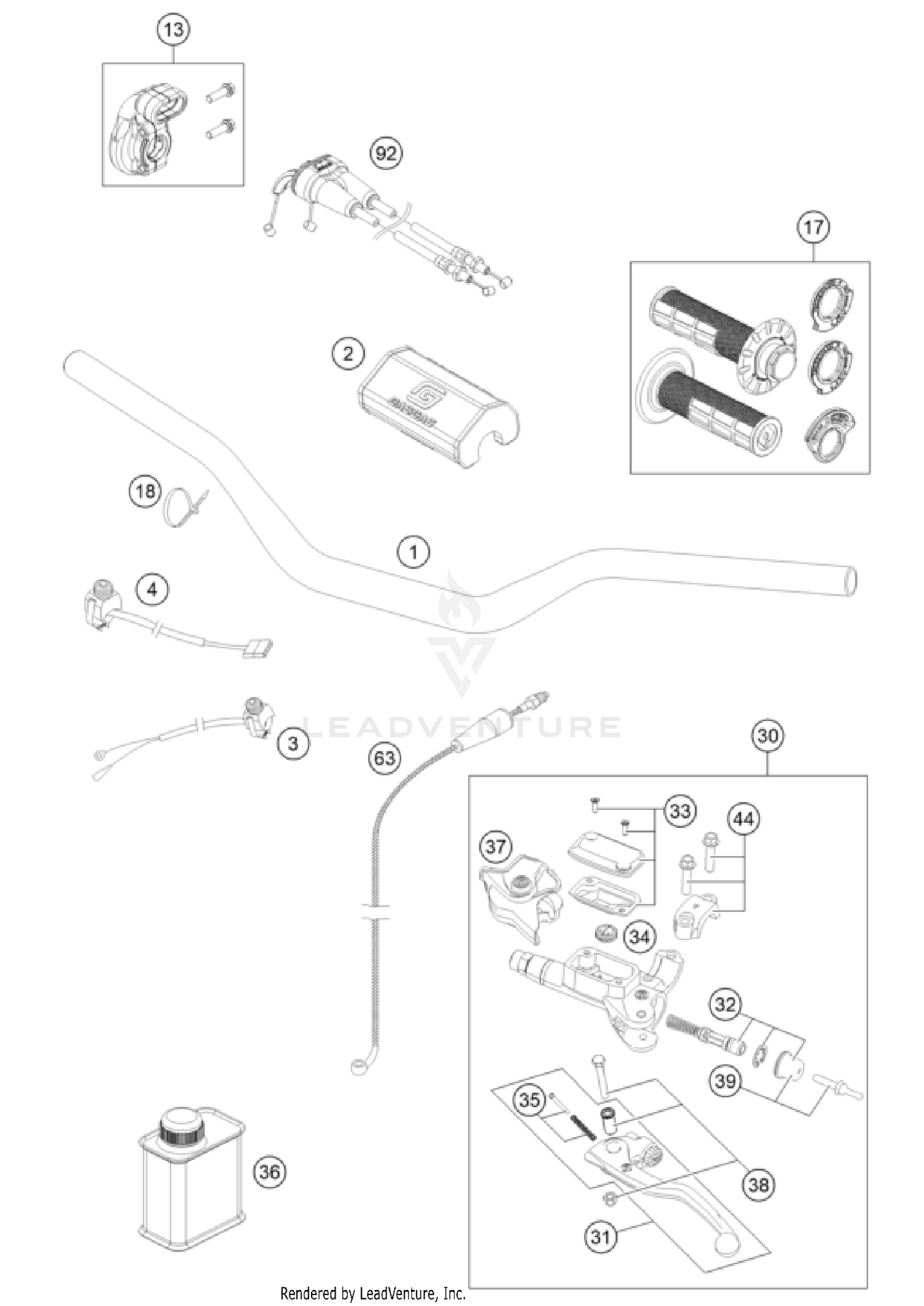 HANDLEBAR, CONTROLS