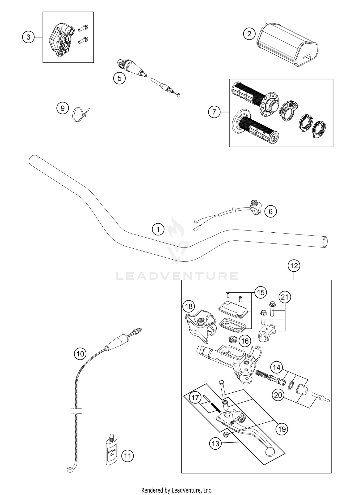 HANDLEBAR, CONTROLS