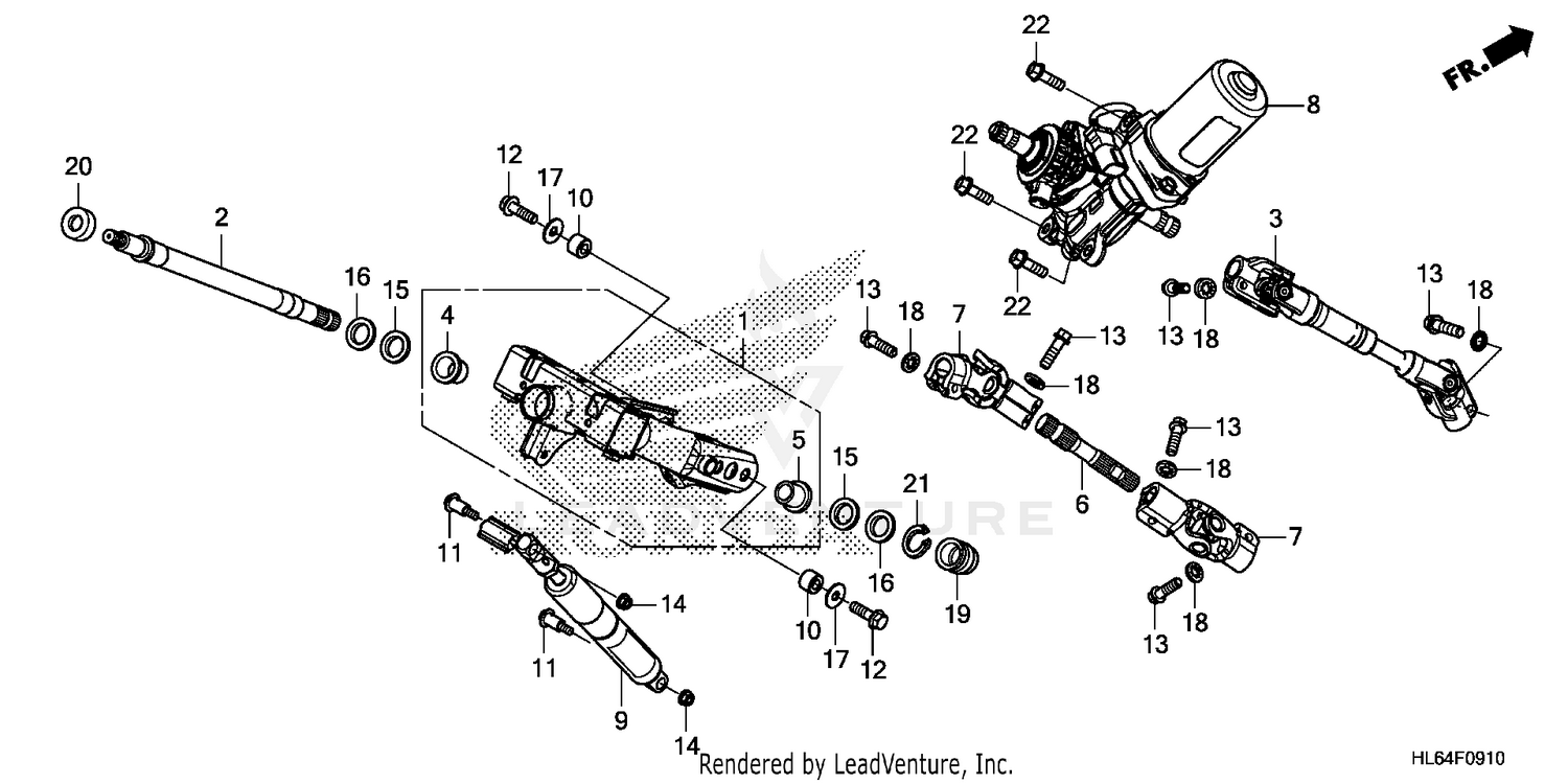 STEERING SHAFT@STEERING  COLUMN