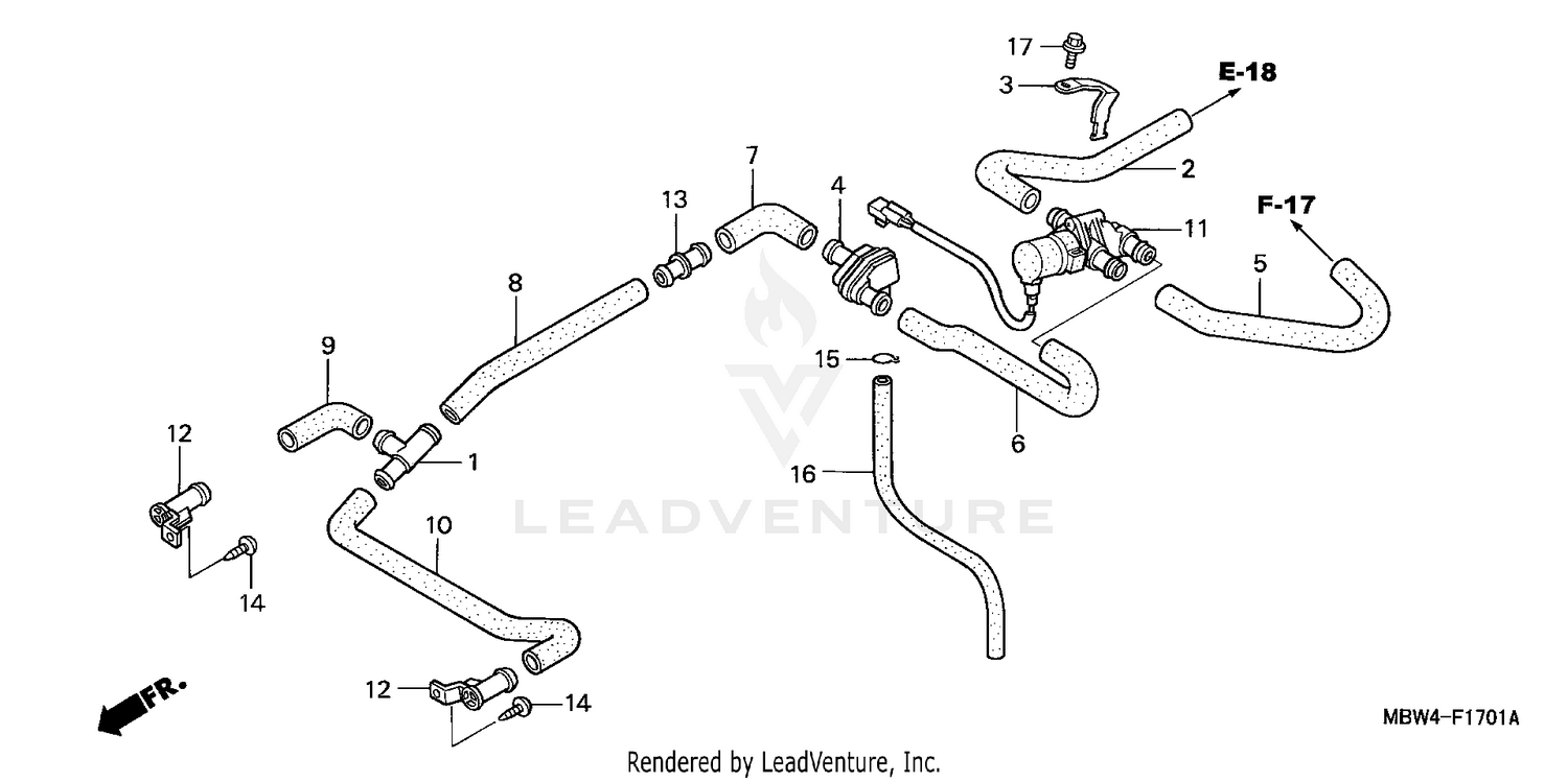 SOLENOID VALVE ('99-'00) (A)