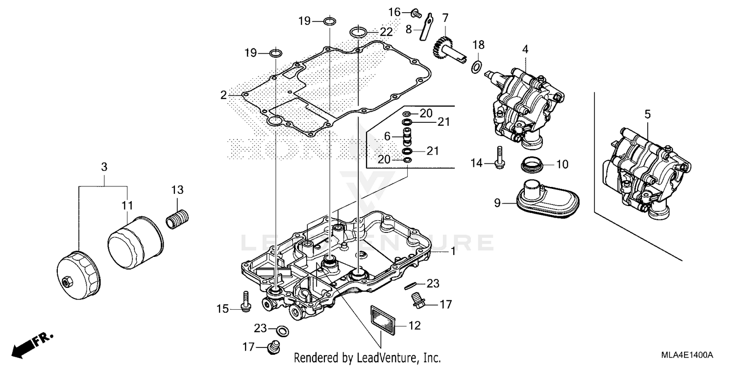OIL PAN@OIL PUMP