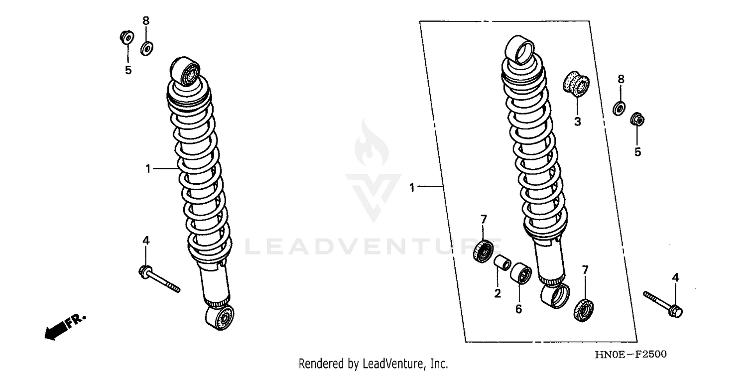 REAR SHOCK ABSORBER