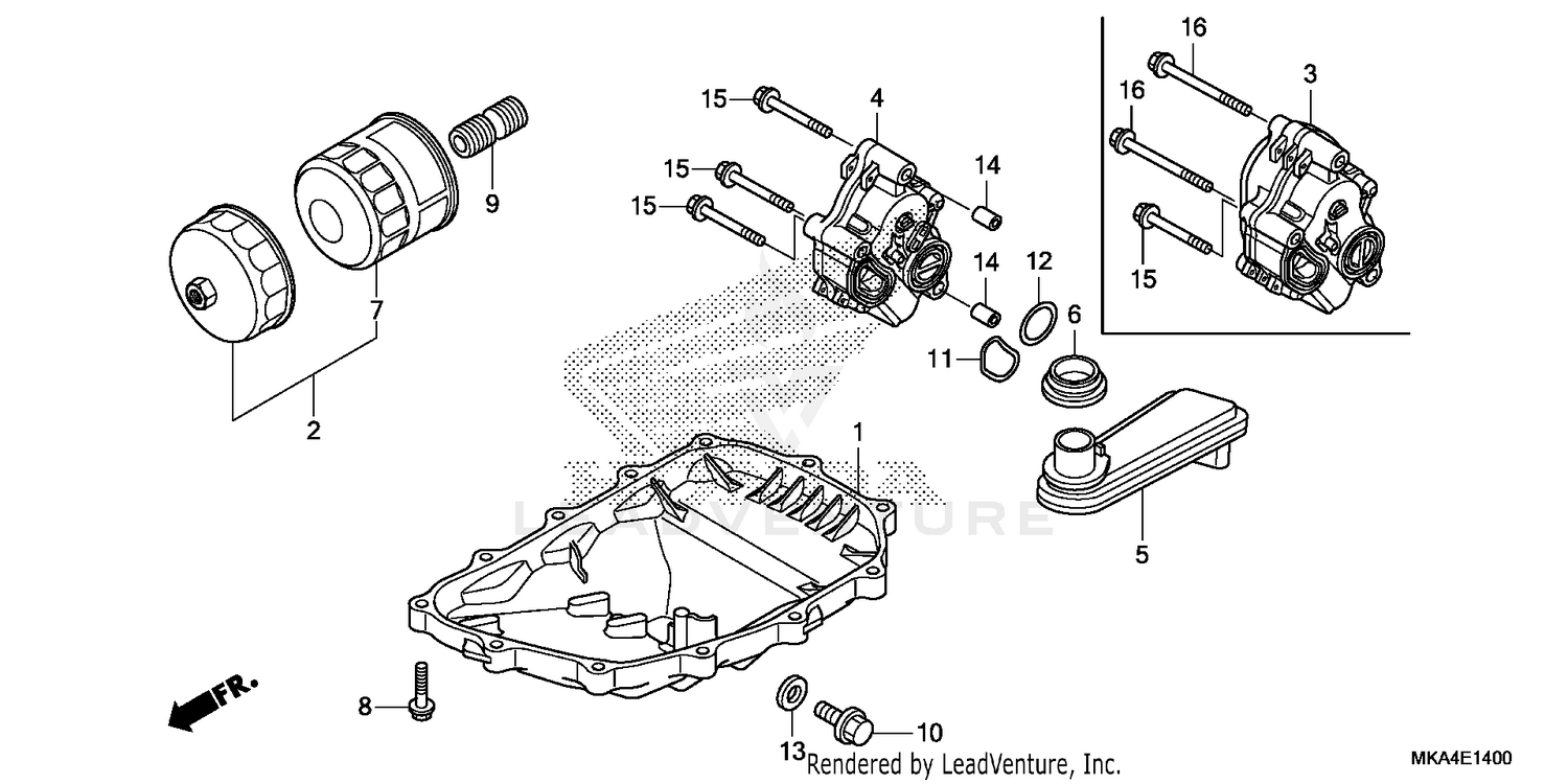 OIL PAN@OIL PUMP