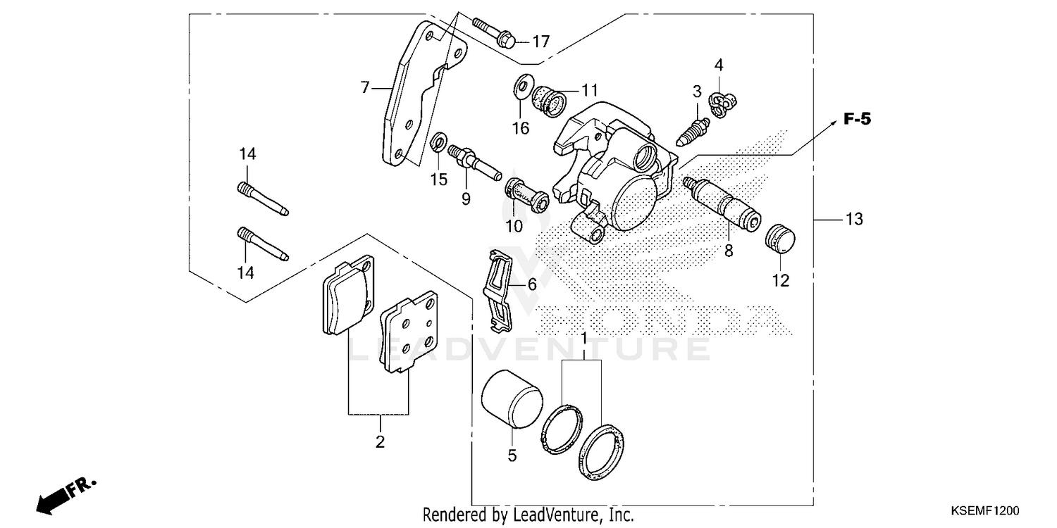 FRONT BRAKE CALIPER