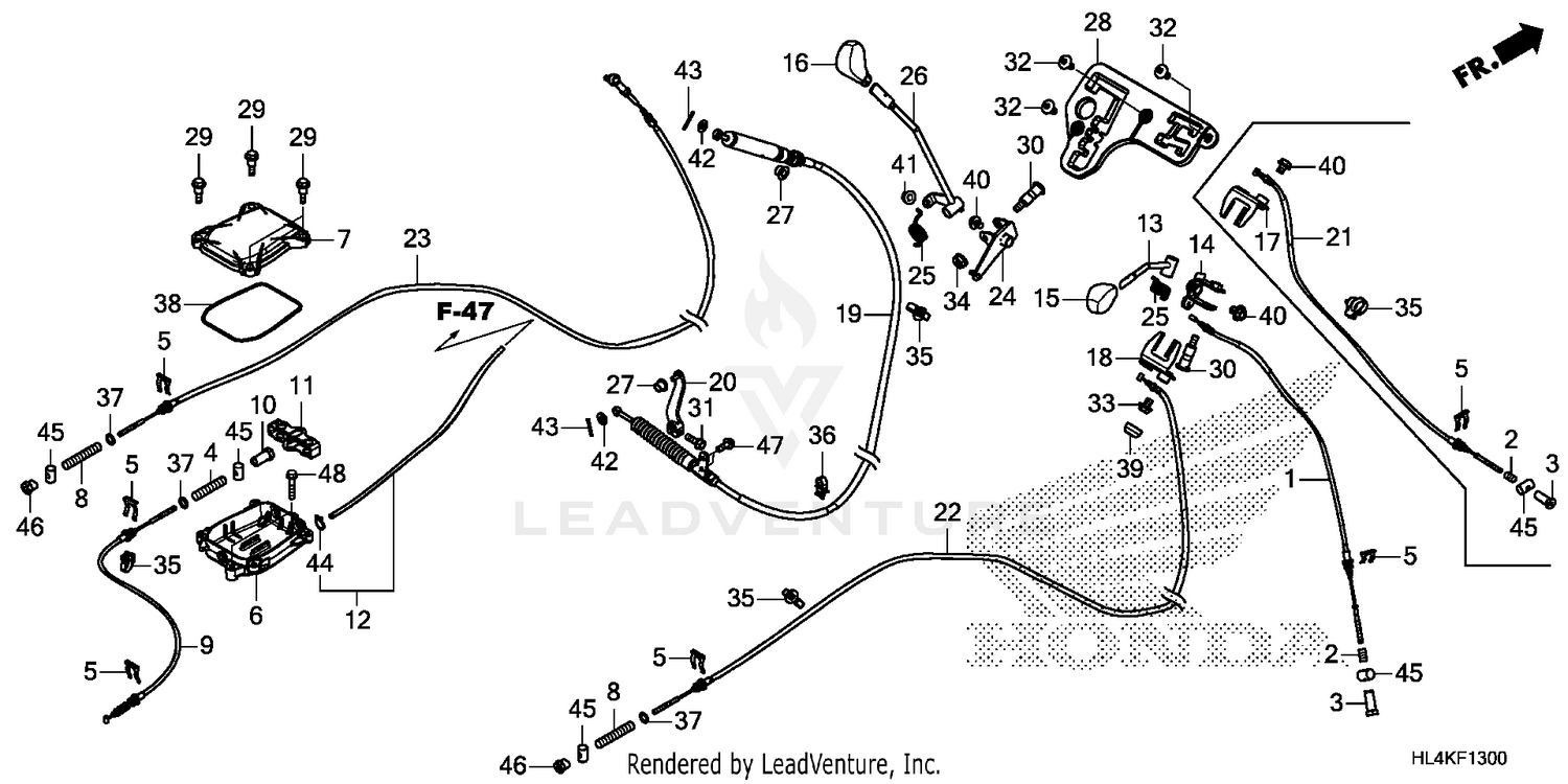SHIFT LEVER@SELECT LEVER