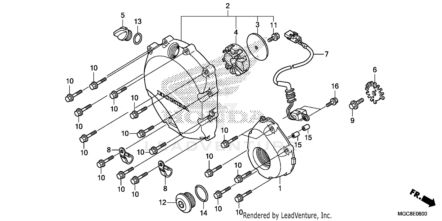 RIGHT CRANKCASE COVER