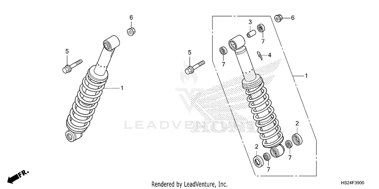 REAR SHOCK ABSORBER